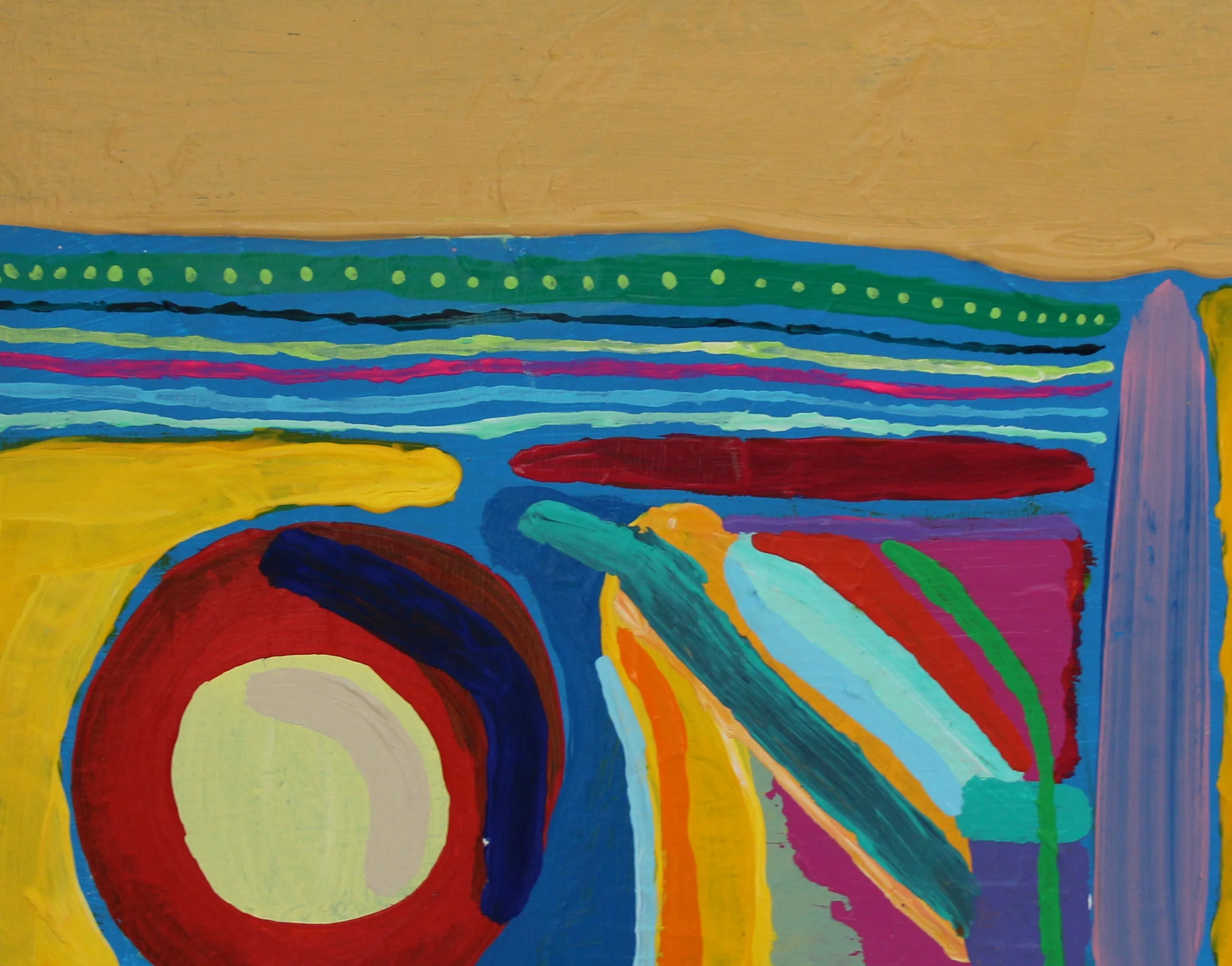   ON&nbsp; (2014)&nbsp;  Acrylic on&nbsp;canvas&nbsp;(w: 10” X h: 8”)   Private Collection - Lindsay, Ontario.     