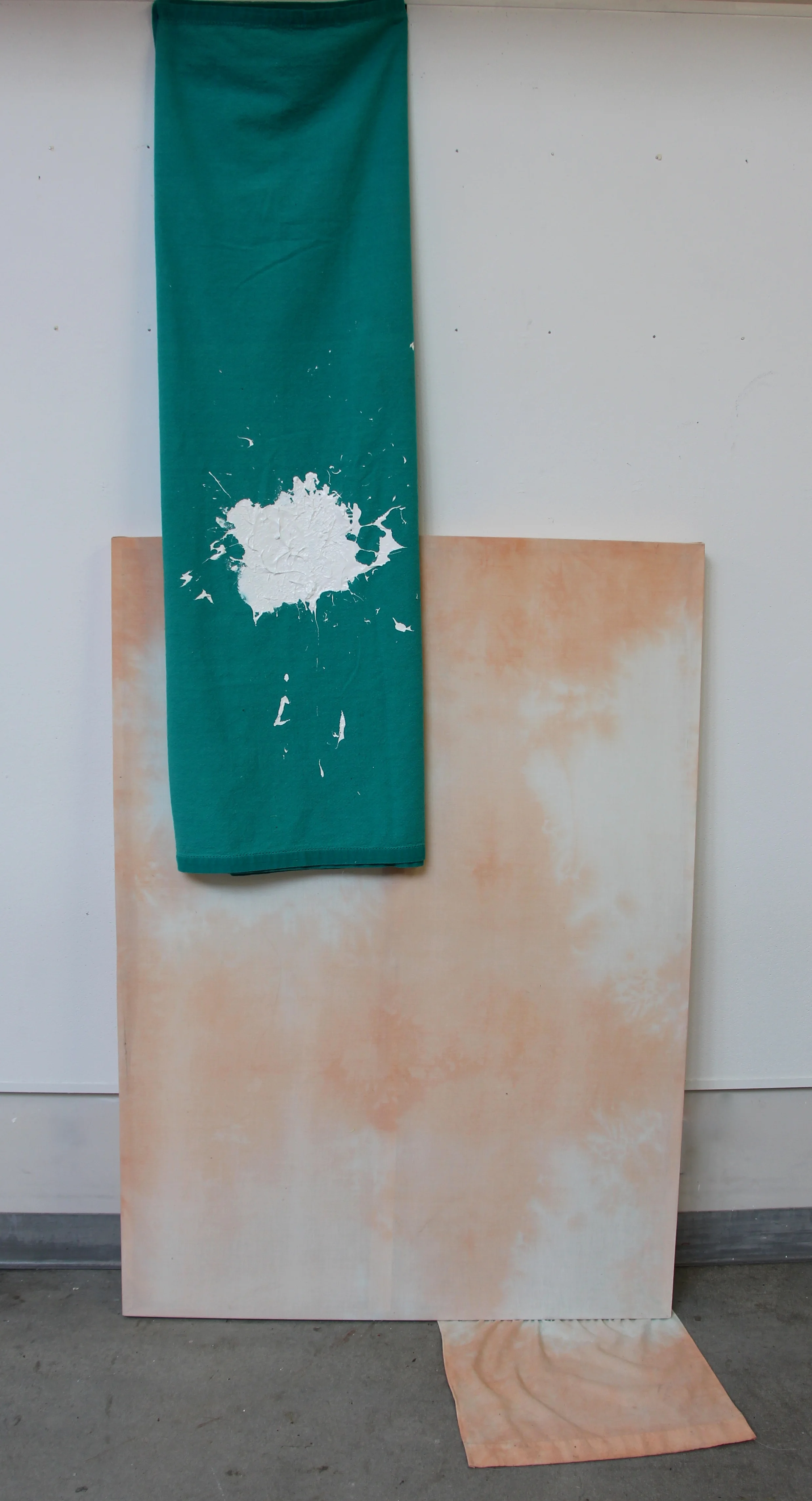 Bang On! (2014) Dye and Acrylic on Textile.