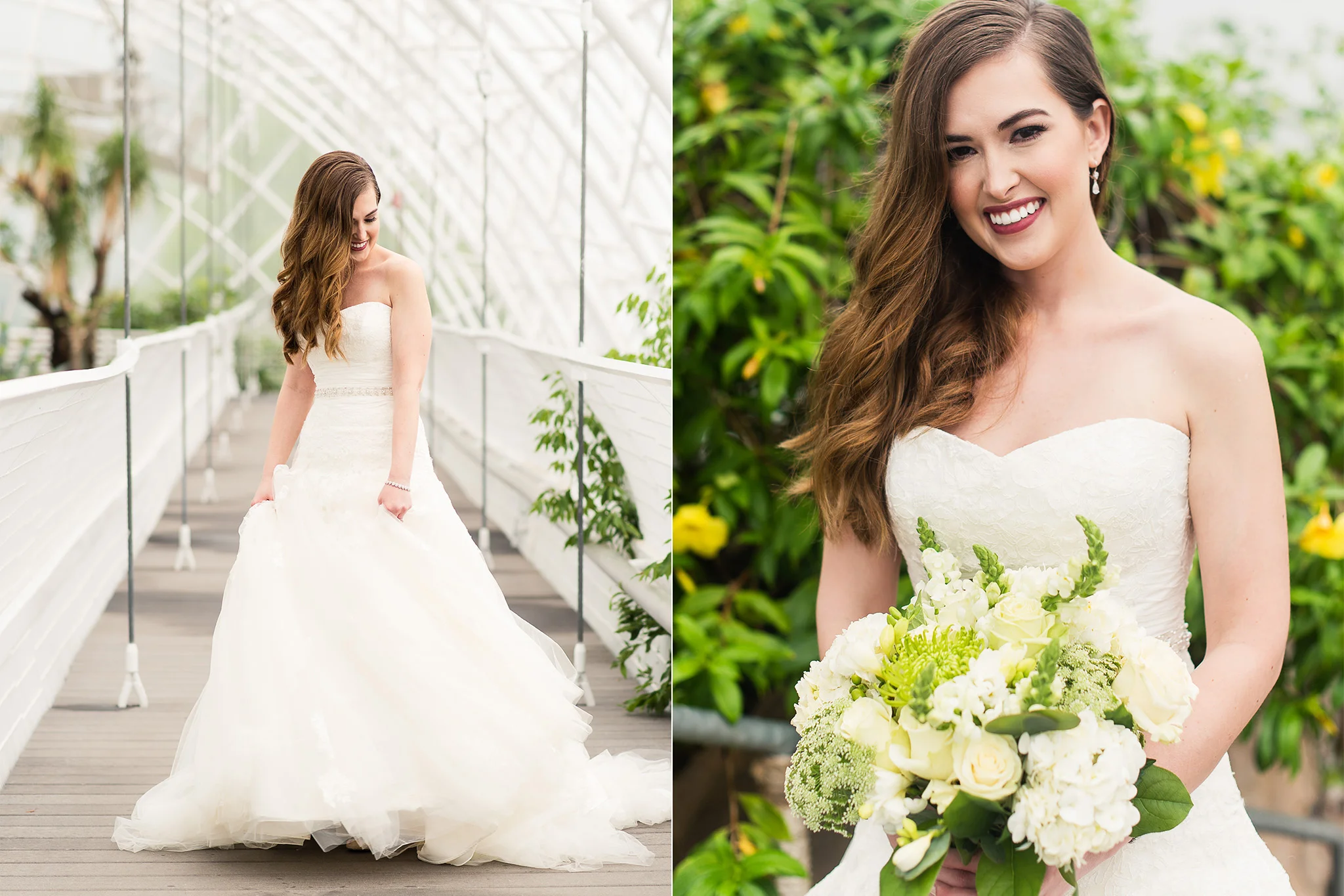 myriad gardens bridal portraits