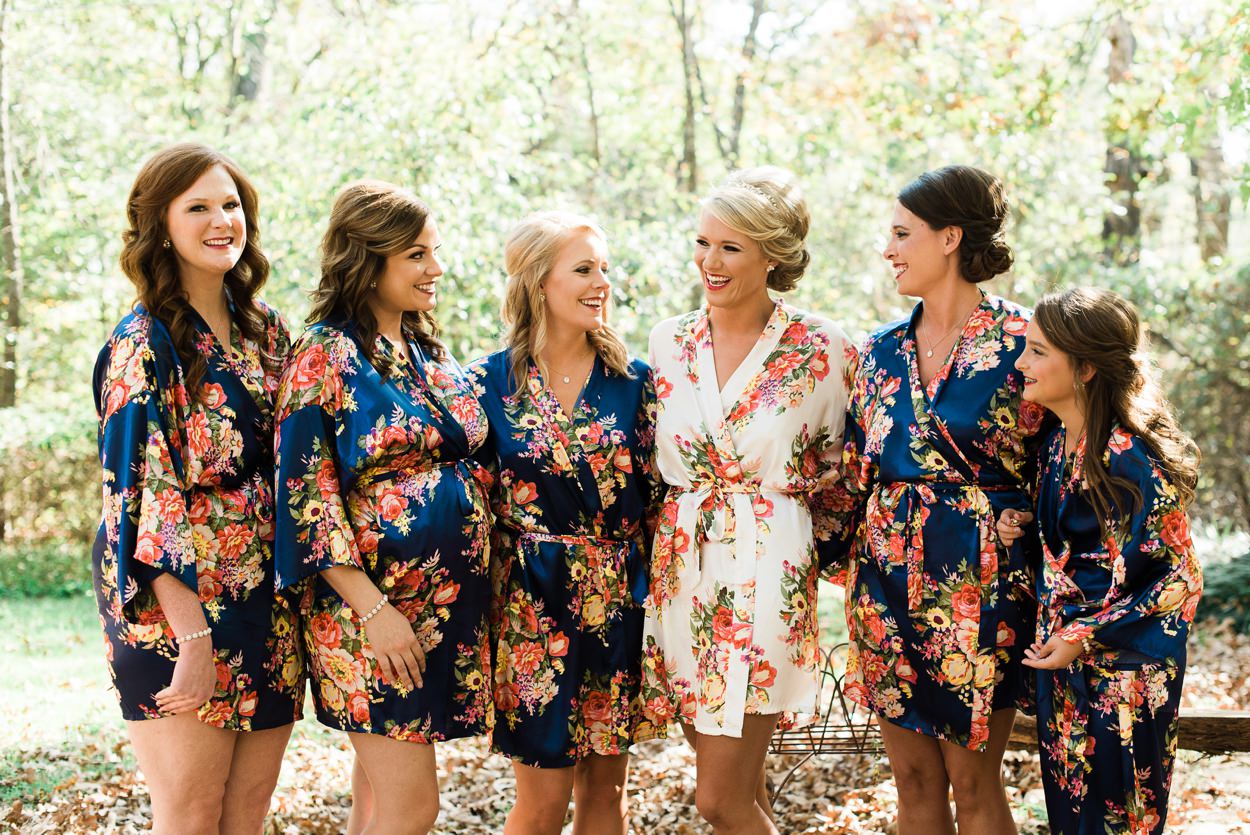 matching bridesmaids robes
