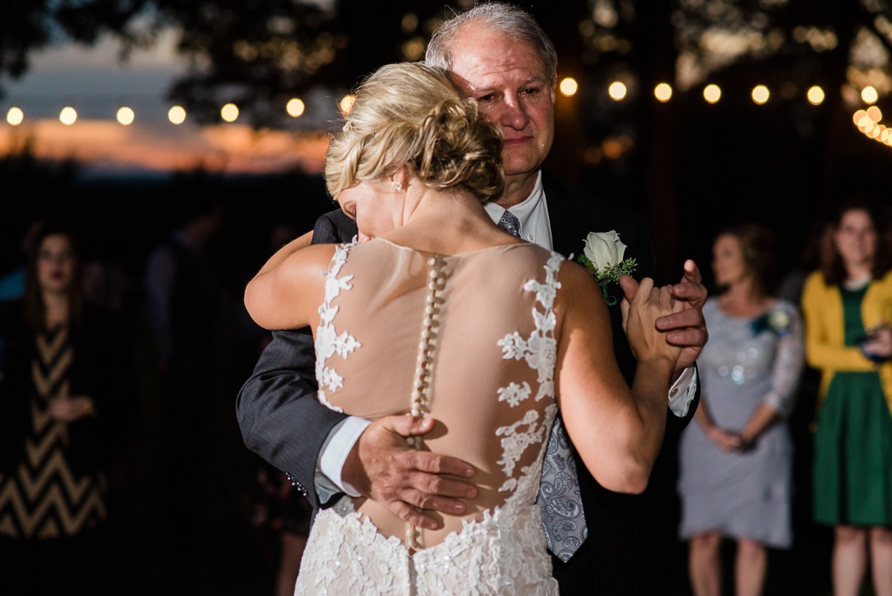 father daughter dance at reception