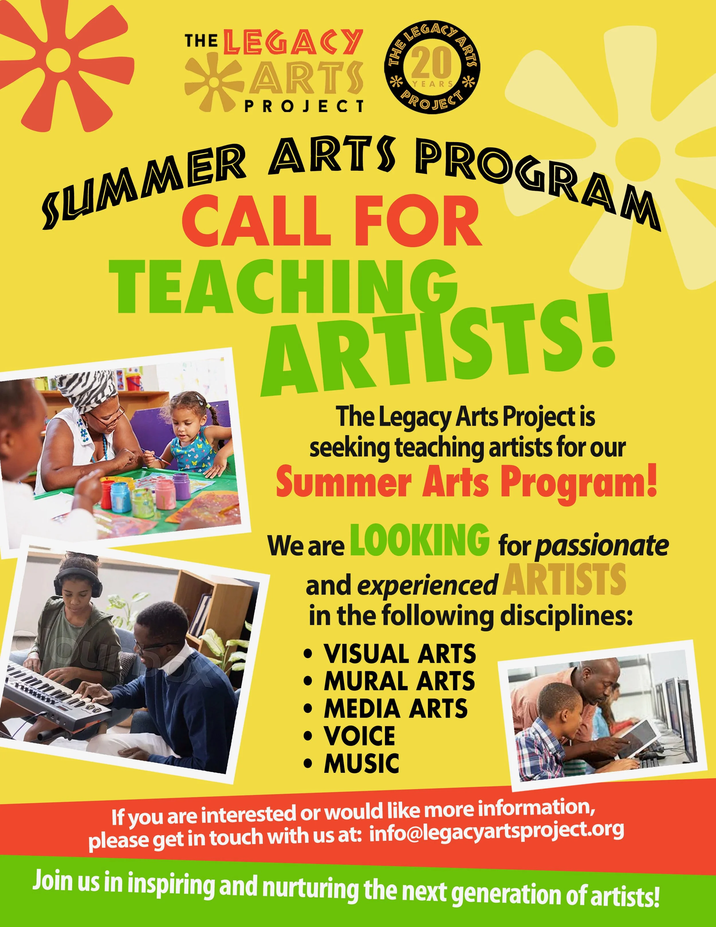 Introduction To The Legacy Arts Project: The “Summer Arts Program”