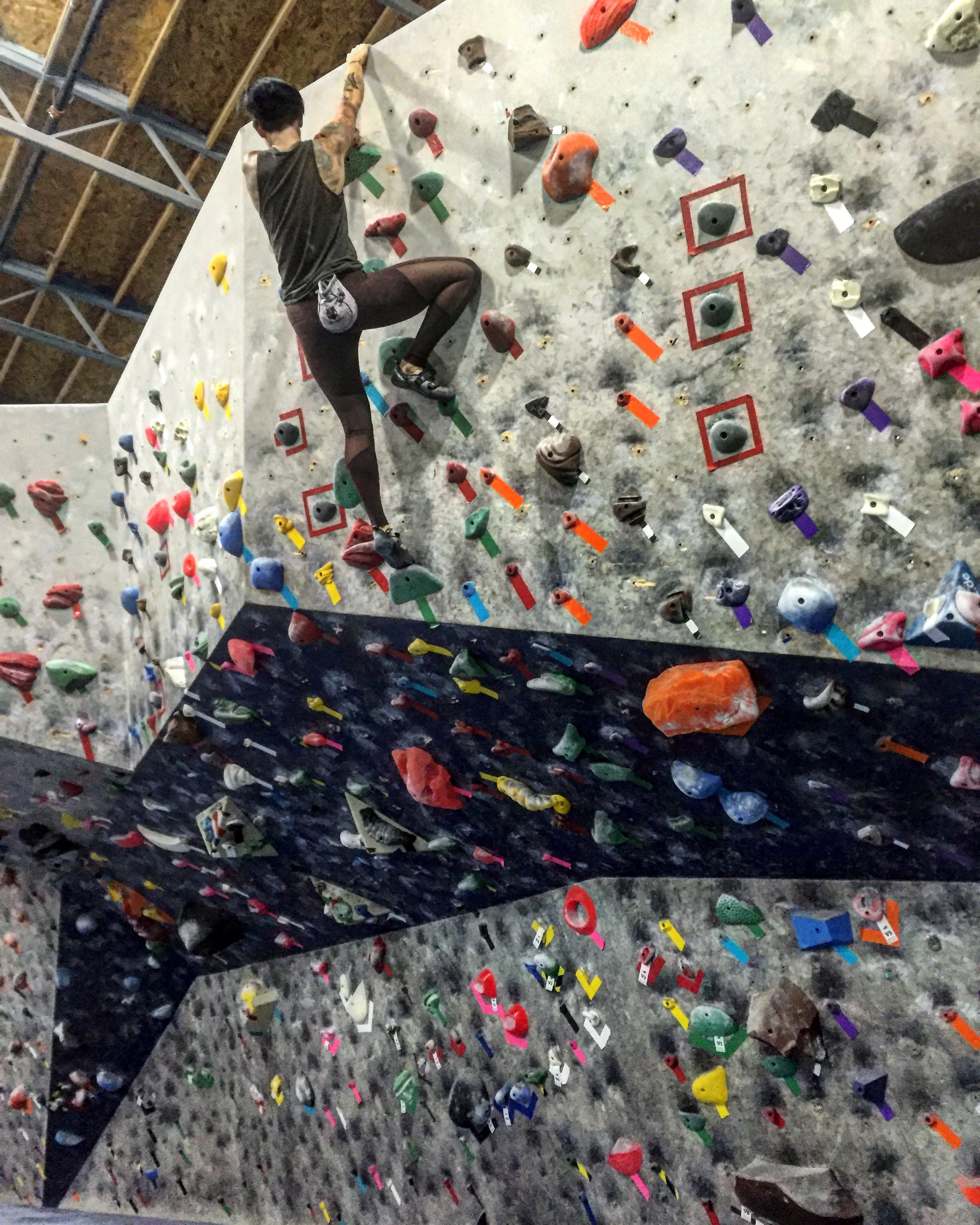 One of the climbs from that day.