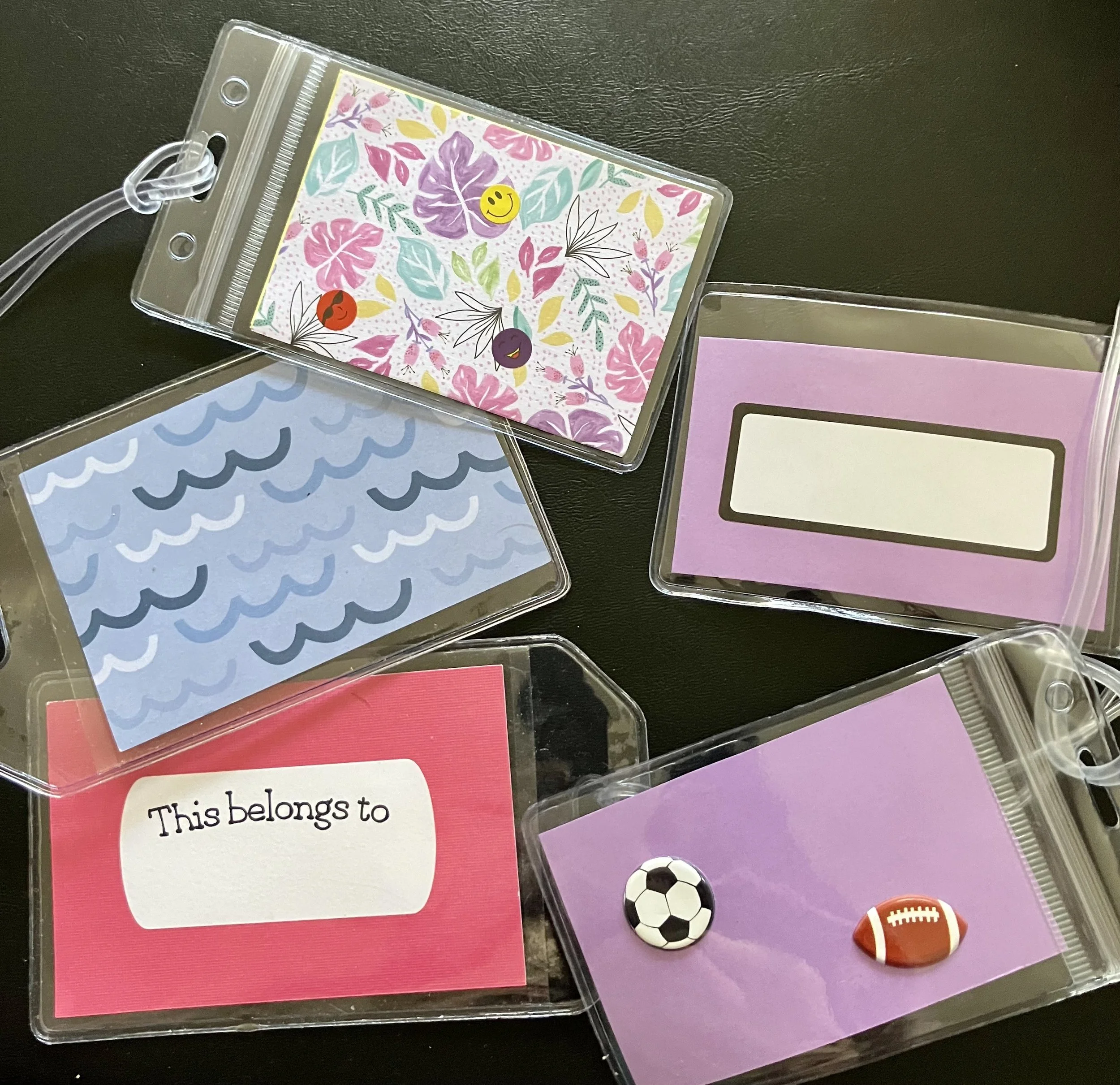 BGA Students make luggage tags for children entering foster care