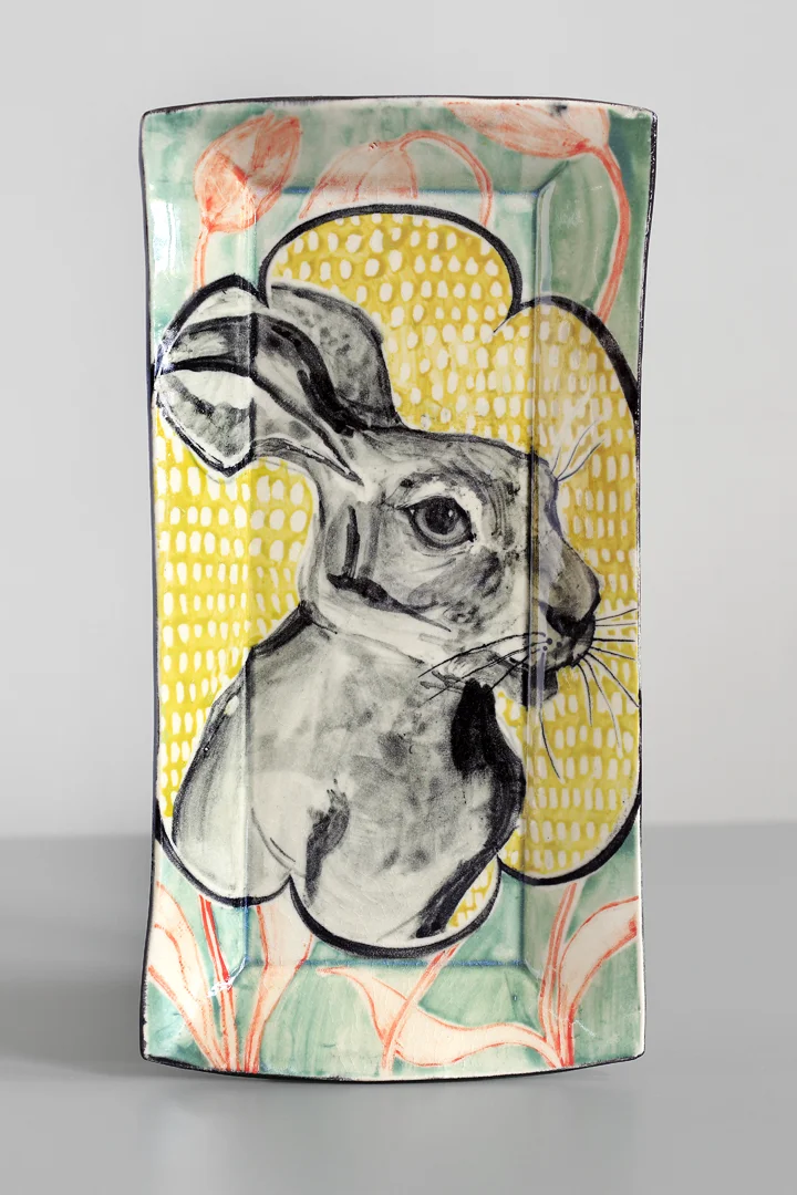 Hare Rectangular Platter, 2016