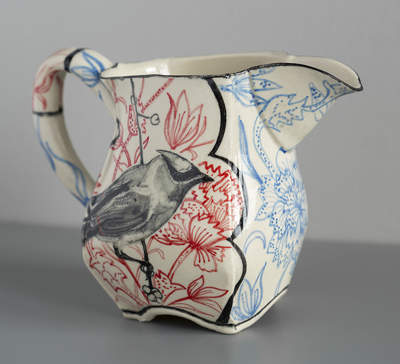 Cedar Waxwing Pitcher, 2017