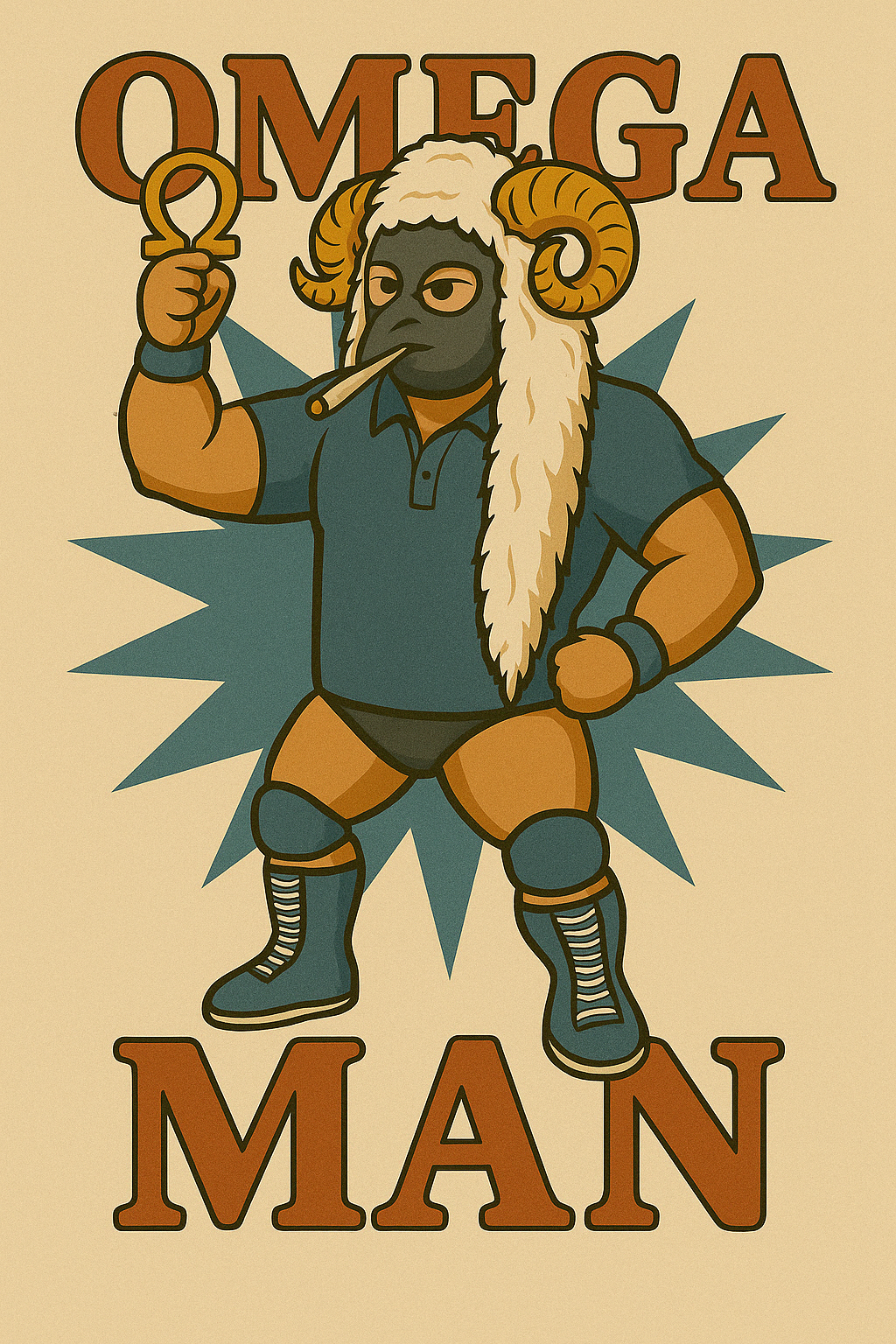 OMEGA MAN IN THE BLUFF