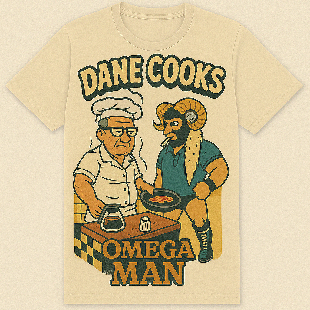 old dane vs omega man tee