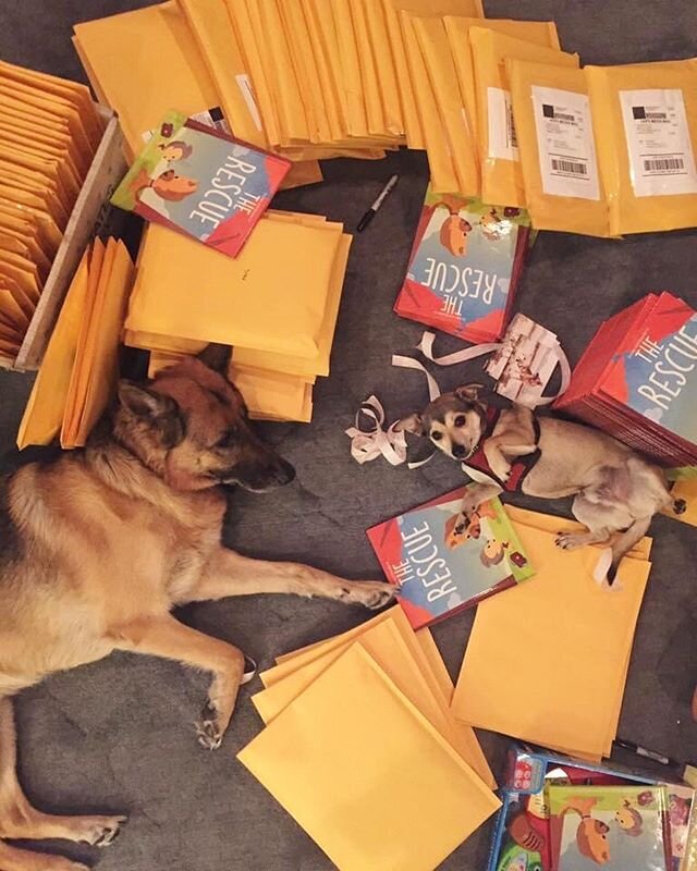 Sending out book orders. 4 years ago today. What a fun experience. 😃 book link in bio 📚 ❤️