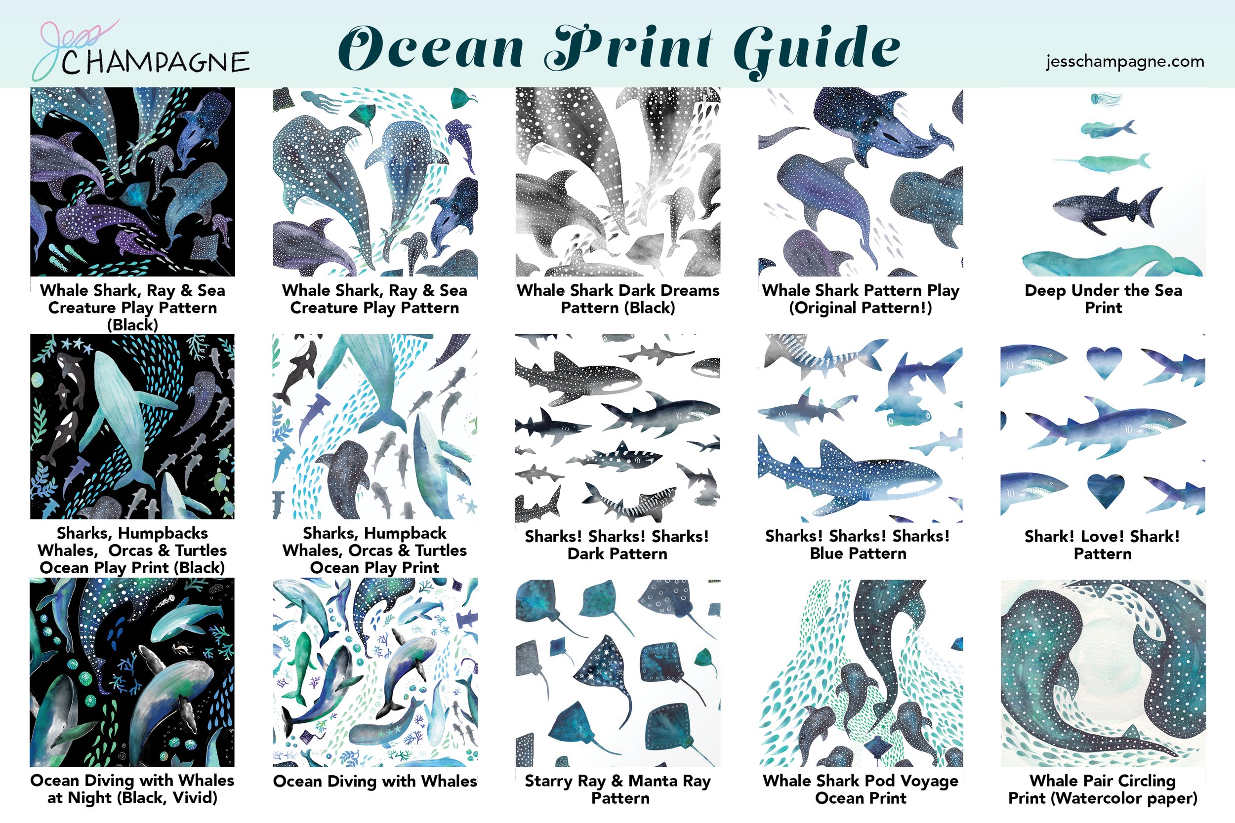 The new ocean print guide is here! 