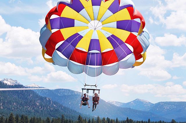 β₯οΈπThere is no one else Iβd rather sail through life with. ππ
.
..
#husband #love #tahoe #laketahoe #parasailing #adventure #travel #shawnatravels #blue