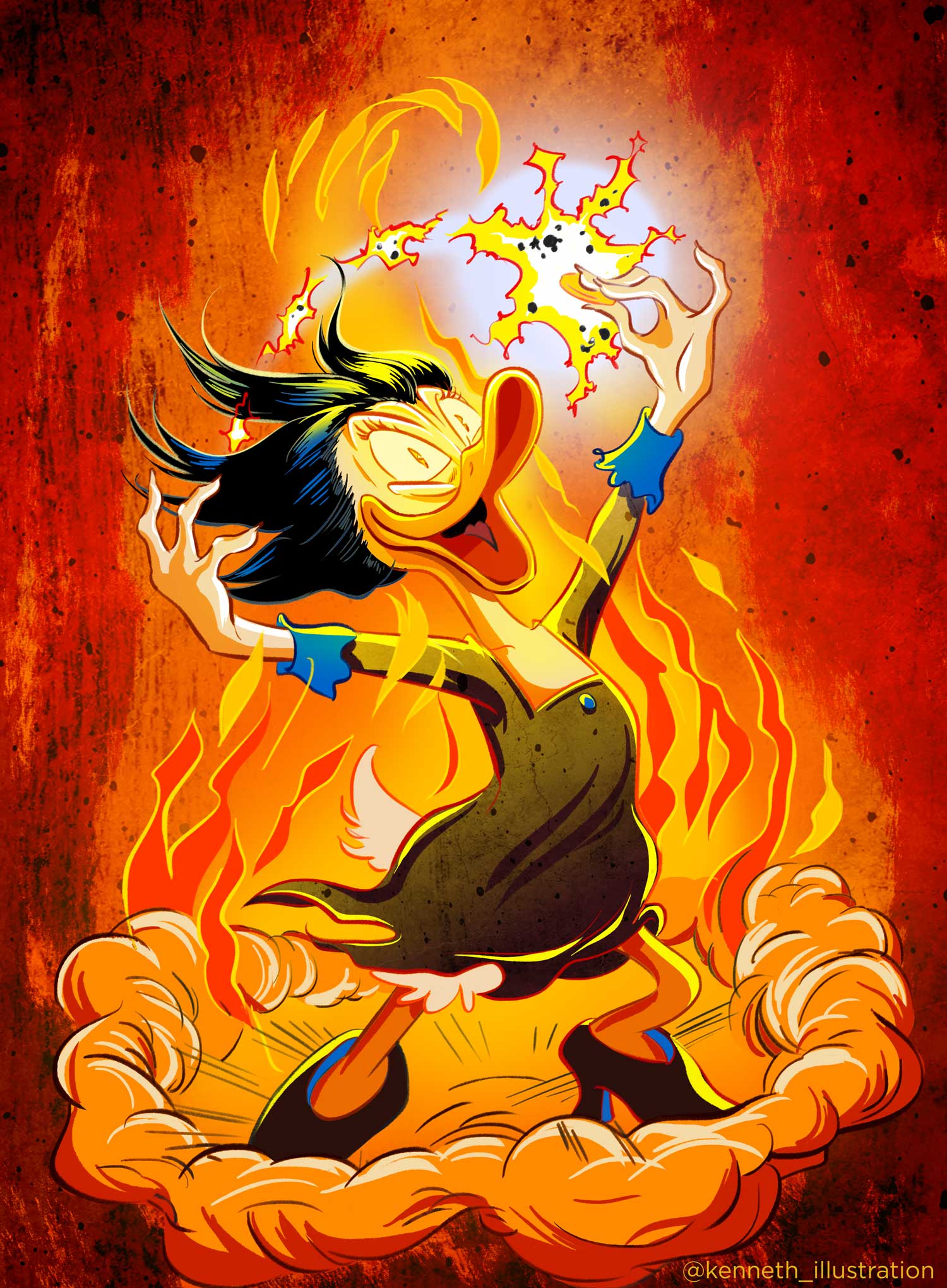 Magica De Spell, fan art, 2017.