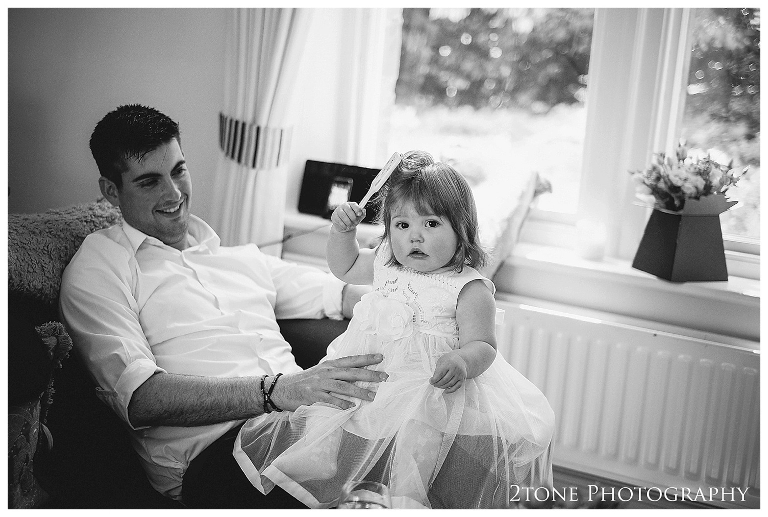  Bridal preparations.  Eshott Hall wedding photographs by wedding photographers based in Durham and the North East.  www.2tonephotography.co.uk. 