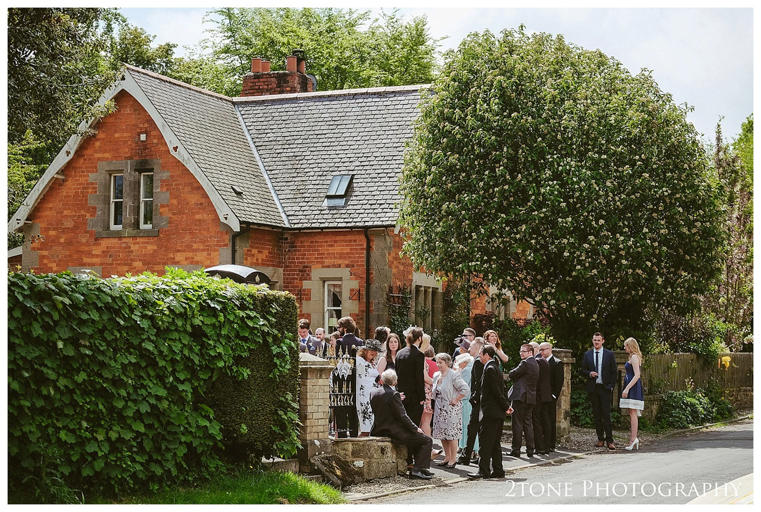 A reading Room ceremony. Eshott Hall wedding photographs by wedding photographers based in Durham and the North East. www.2tonephotography.co.uk.