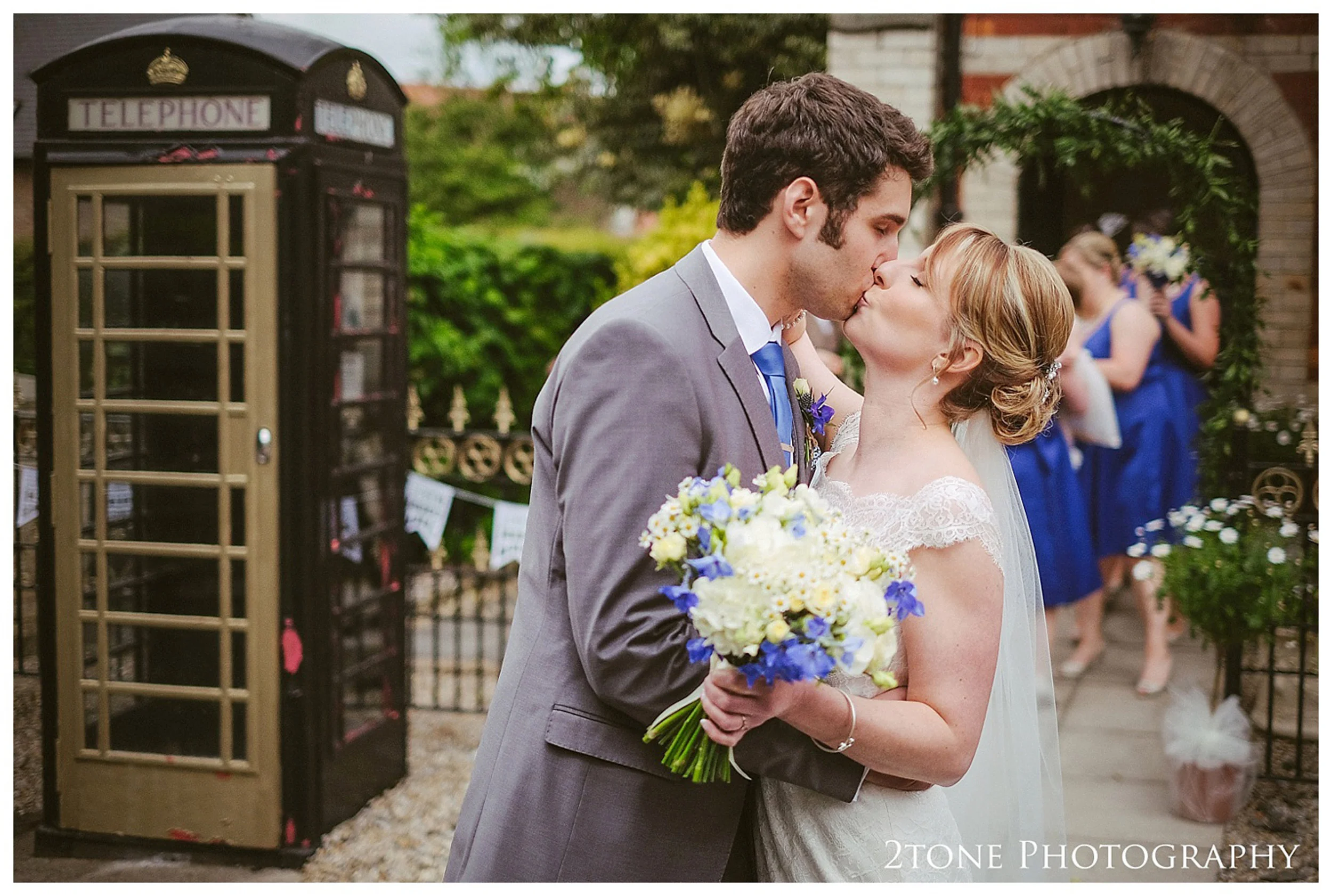 A reading Room ceremony. Eshott Hall wedding photographs by wedding photographers based in Durham and the North East. www.2tonephotography.co.uk.