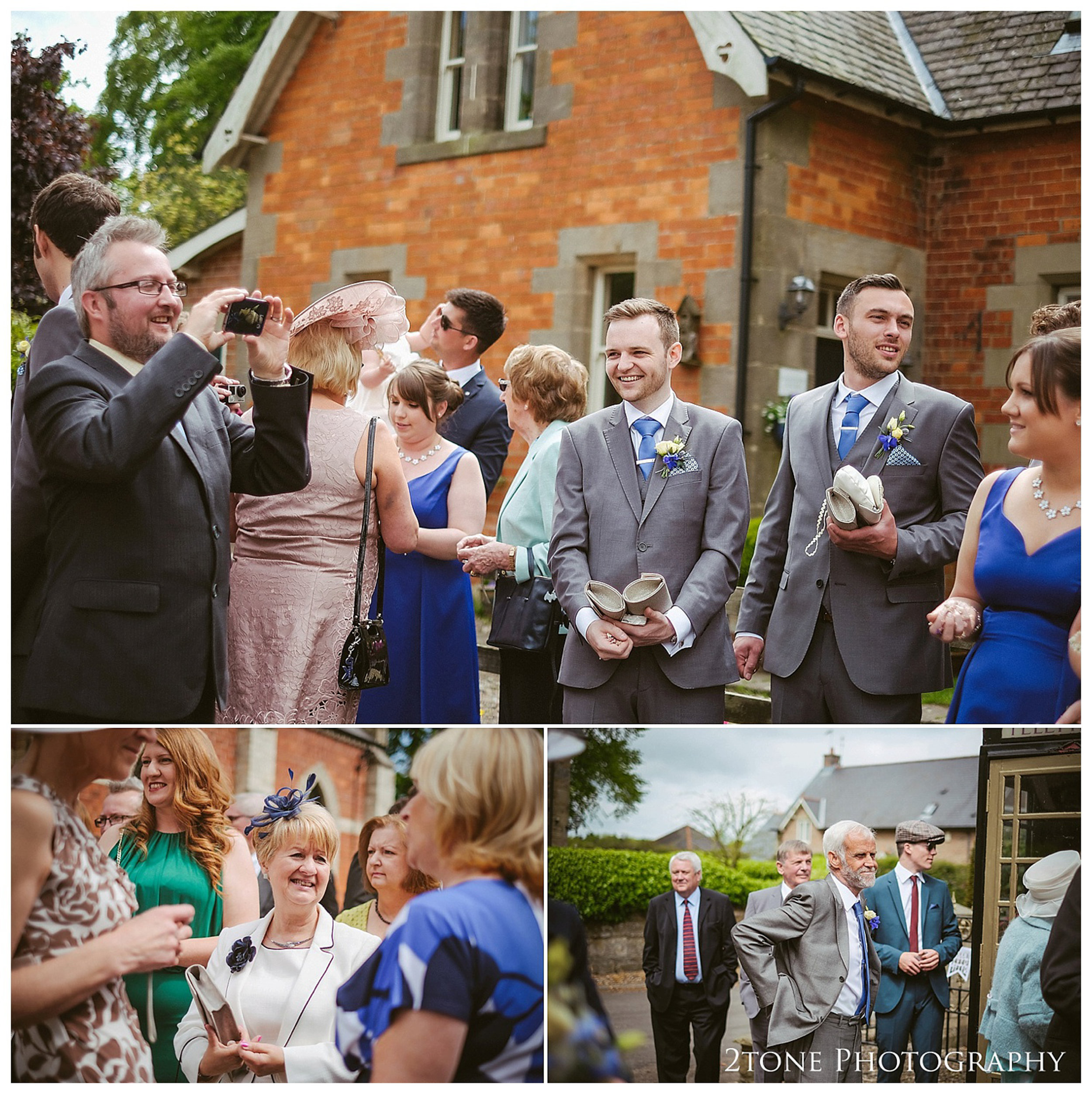  A reading Room ceremony.  Eshott Hall wedding photographs by wedding photographers based in Durham and the North East.  www.2tonephotography.co.uk. 