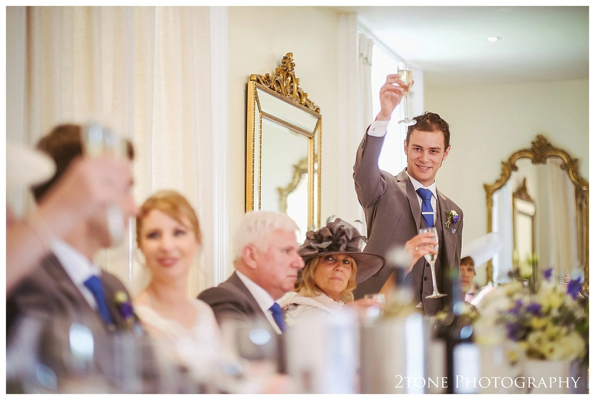 Eshott Hall wedding photographs by wedding photographers based in Durham and the North East. www.2tonephotography.co.uk.