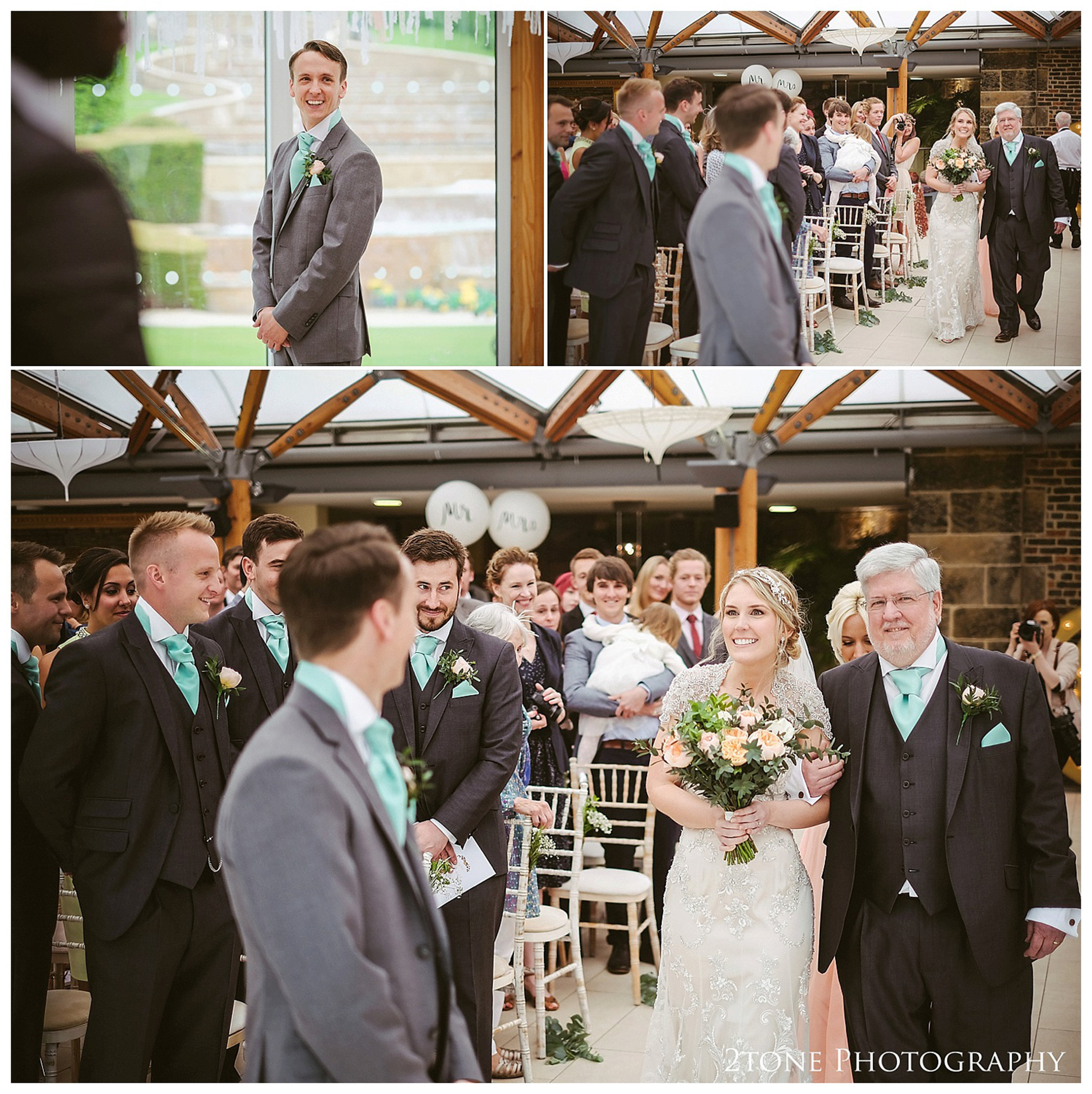 Wedding photography at the Alnwick Garden by www.2tonephotograph