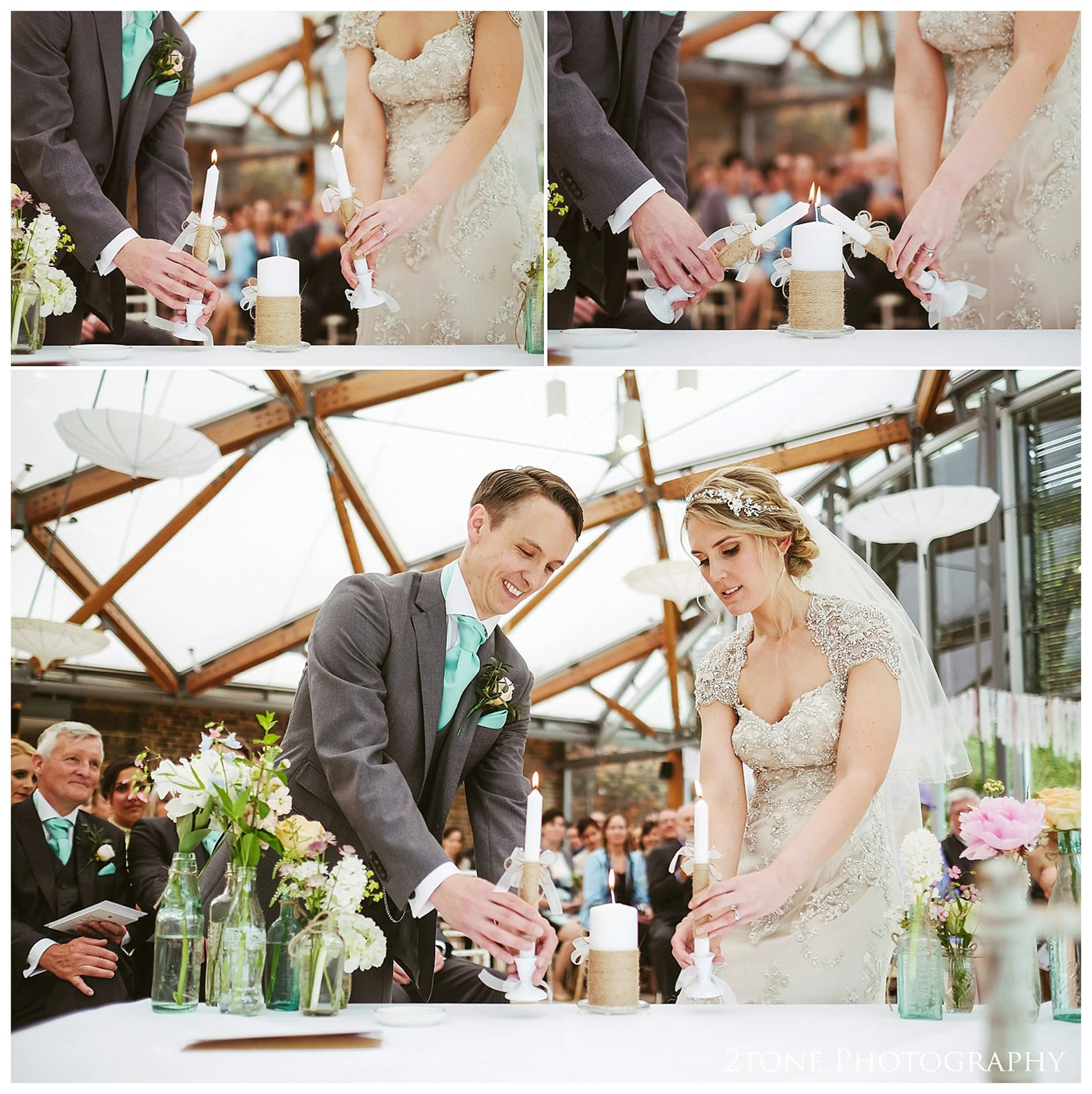 Wedding photography at the Alnwick Garden by www.2tonephotograph