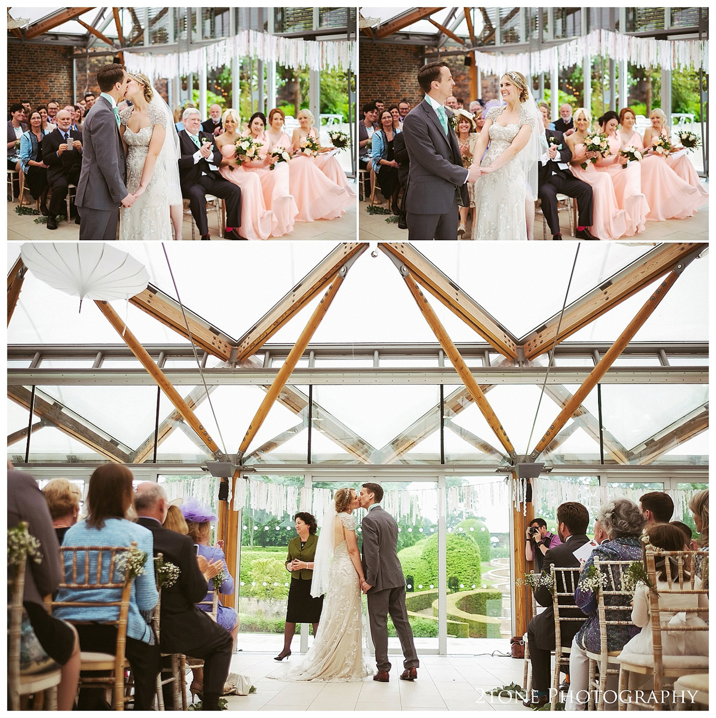 Wedding photography at the Alnwick Garden by www.2tonephotograph