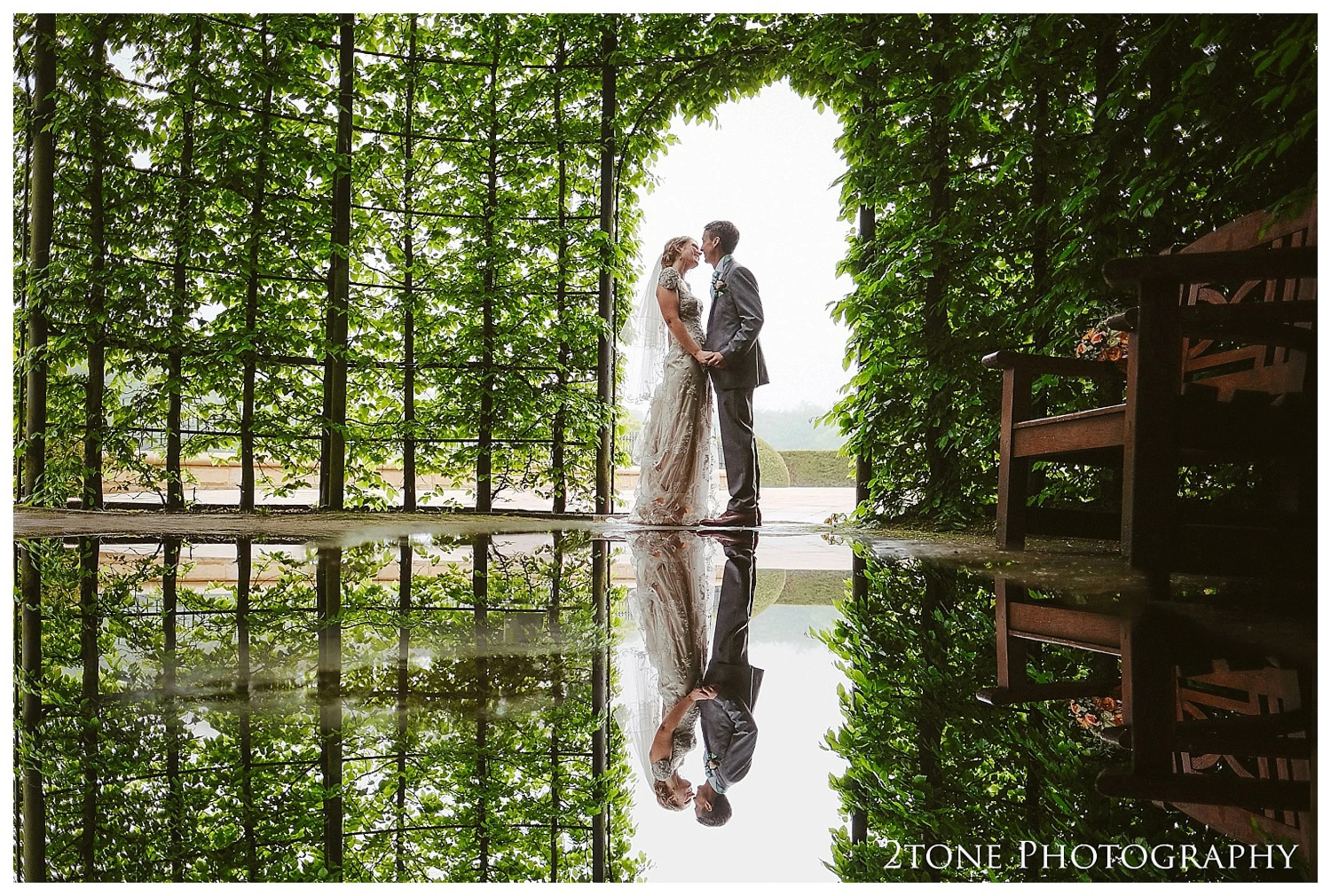 Wedding photography at the Alnwick Garden by www.2tonephotograph