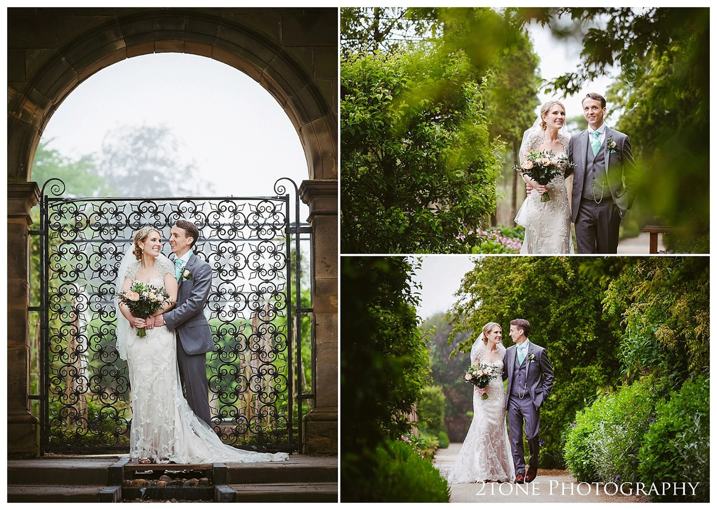 Wedding photography at the Alnwick Garden by www.2tonephotograph