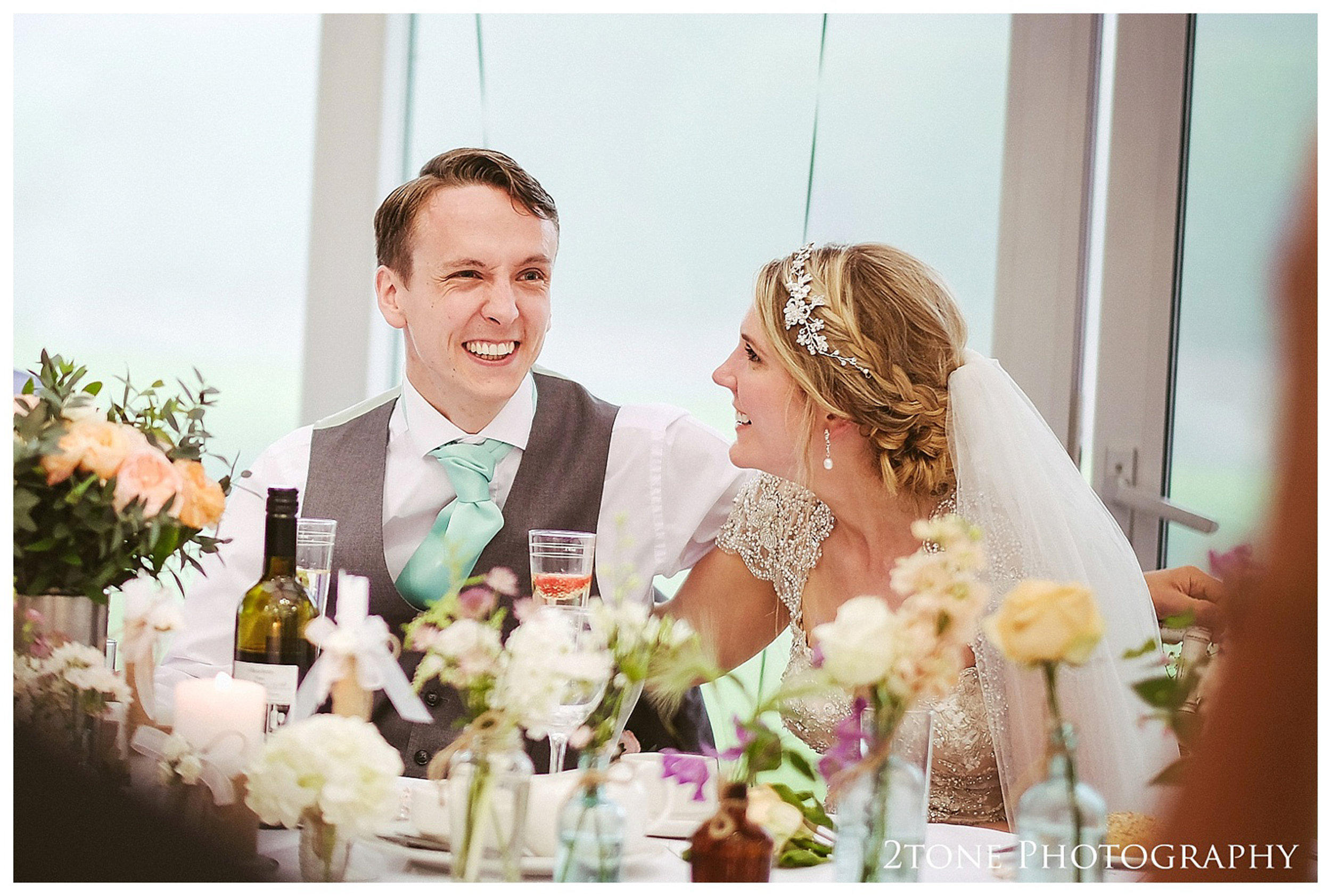 Wedding photography at the Alnwick Garden by www.2tonephotograph