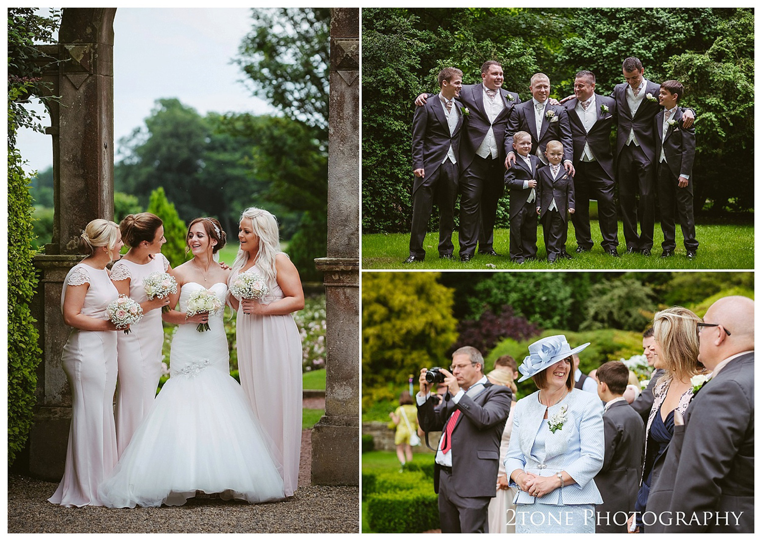 Matfen Hall wedding photographs