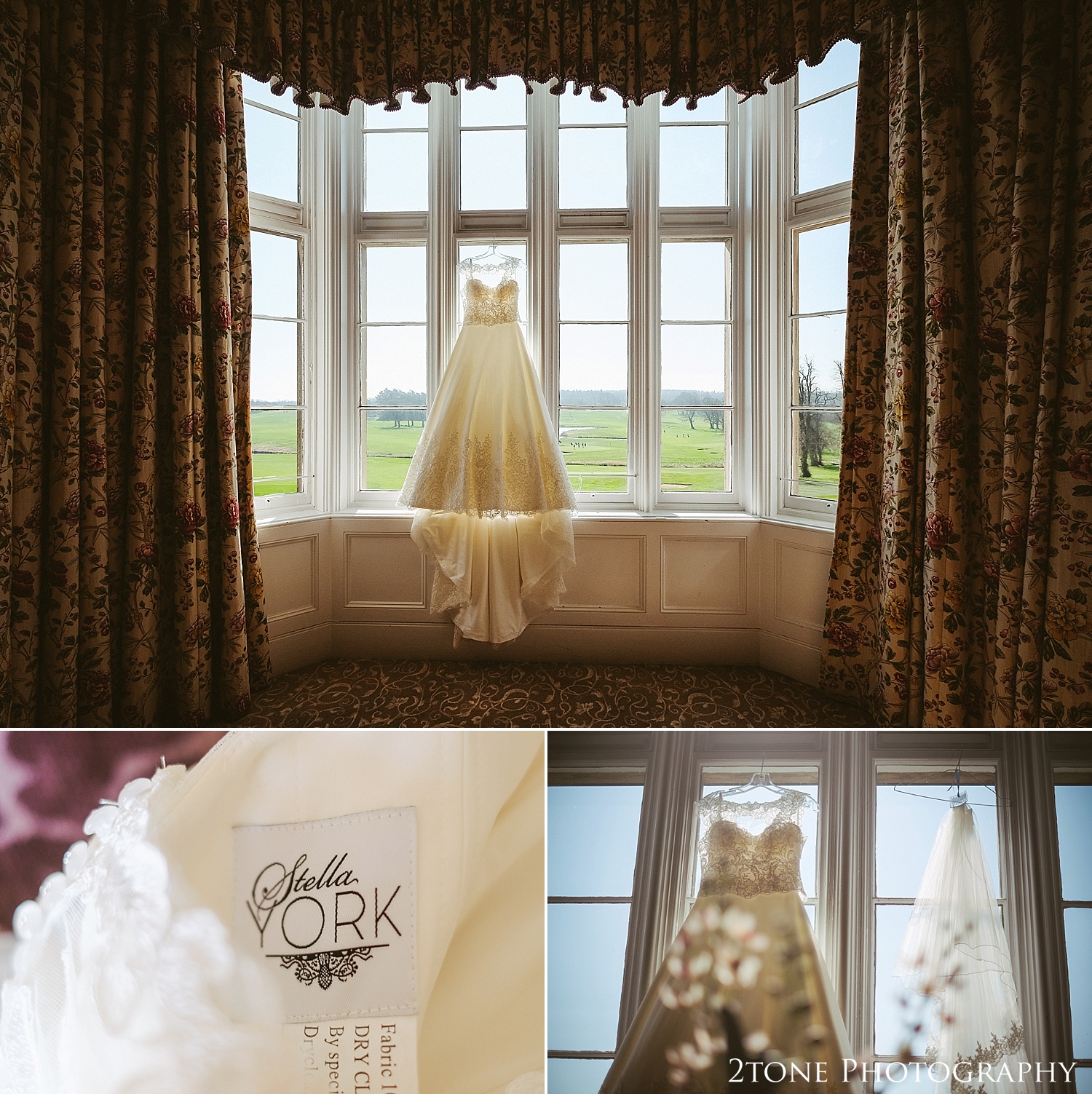 Matfen Hall wedding dress