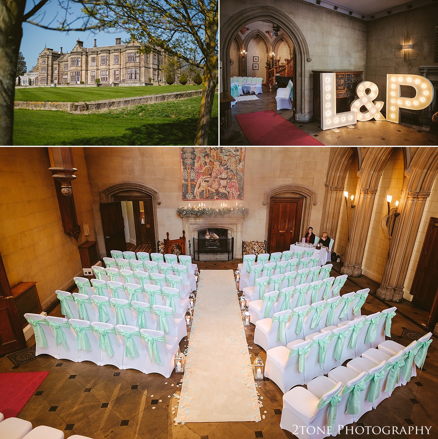 Matfen Hall great hall wedding