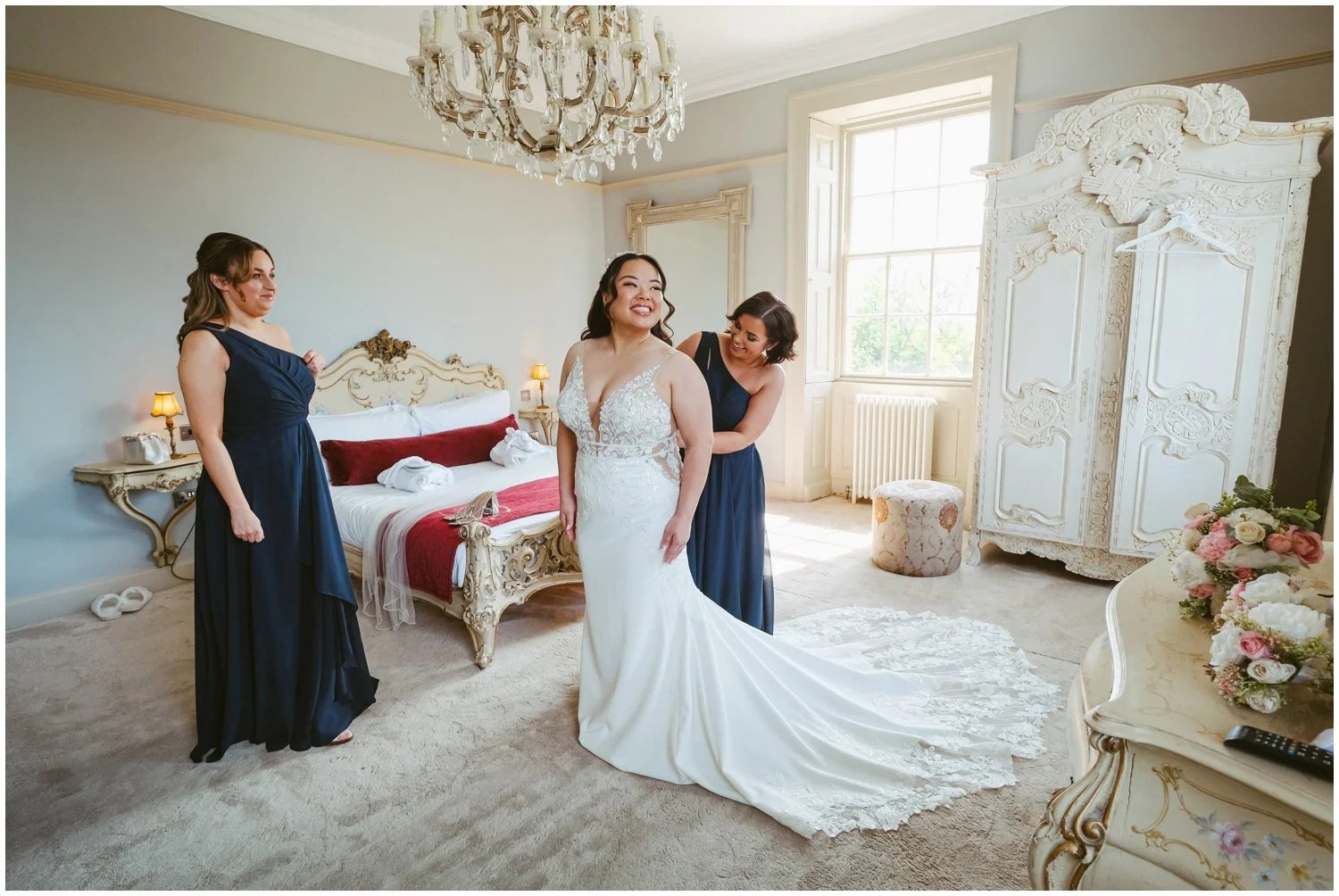 Newton Hall Wedding Photography - S + A - 009.JPG