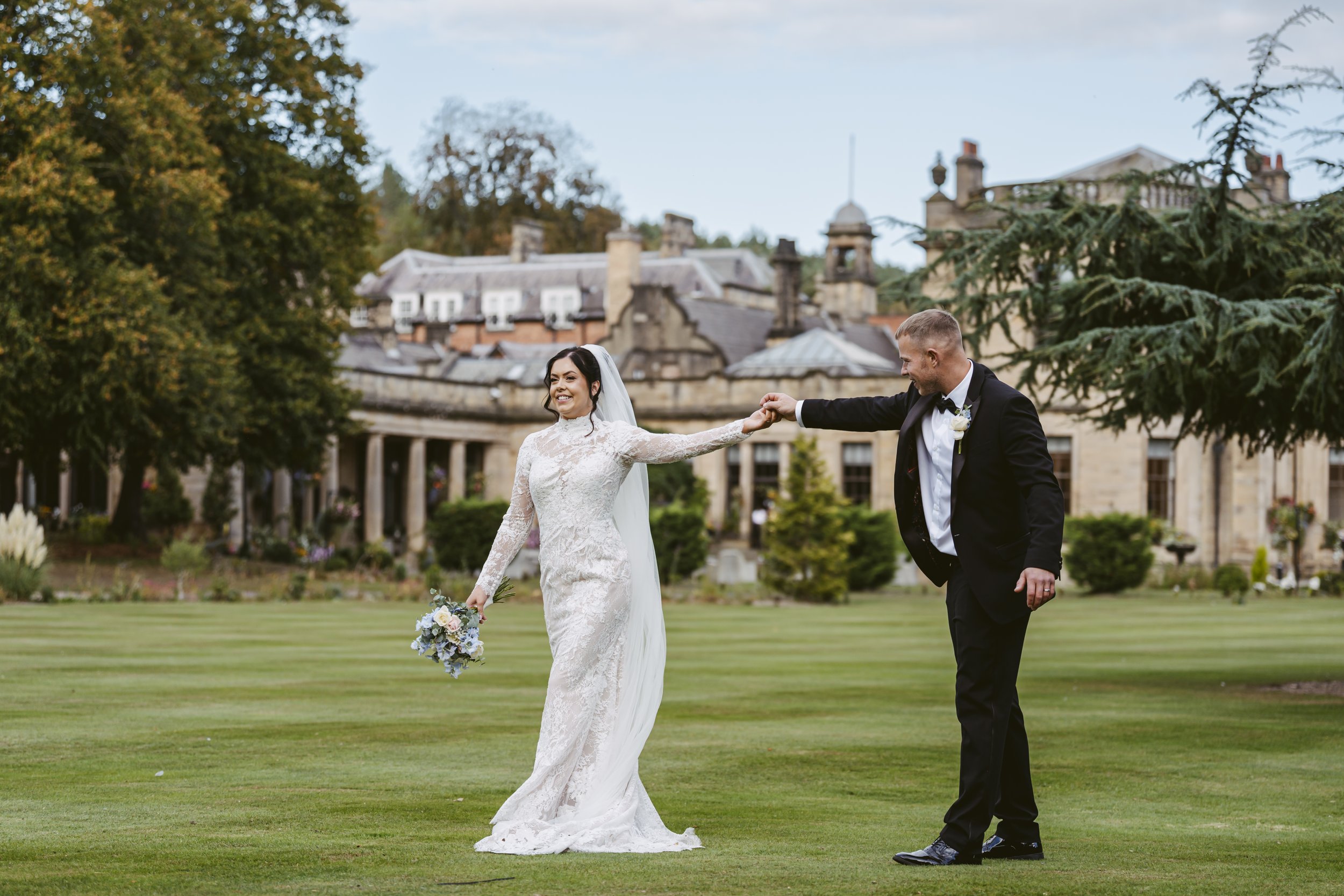 2tone Photography Beamish Hall Wedding Portrait on the Grounds.jpg