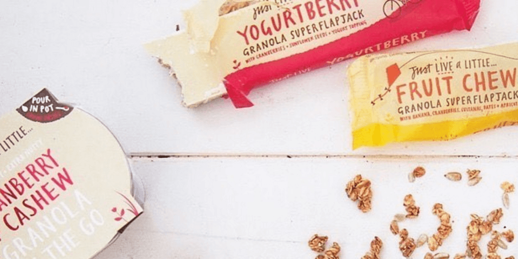 Just Live A Little Granola Bars and Granola Pots