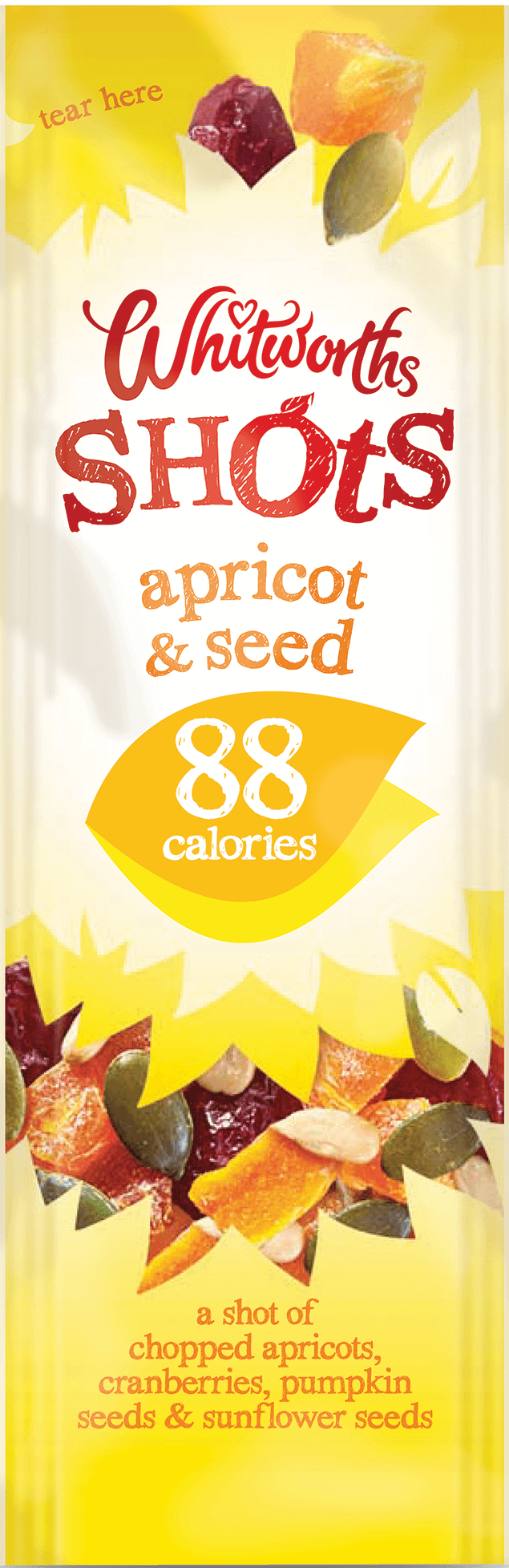 Whitworths Shots - Apricot & Seed (88 Calories)