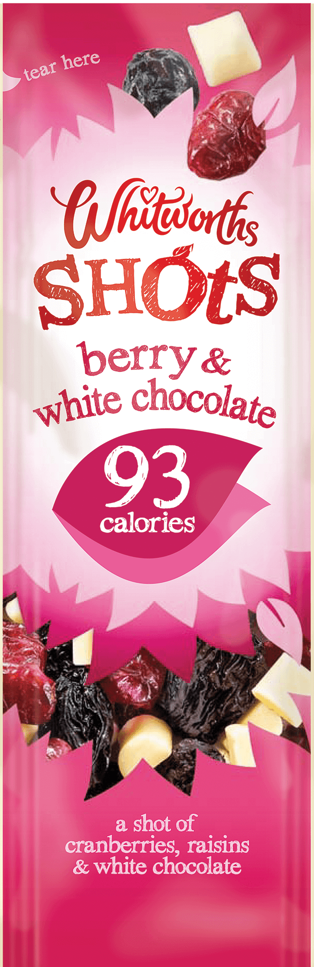 Whitworths Shots - Berry & White Chocolate (93 Calories)