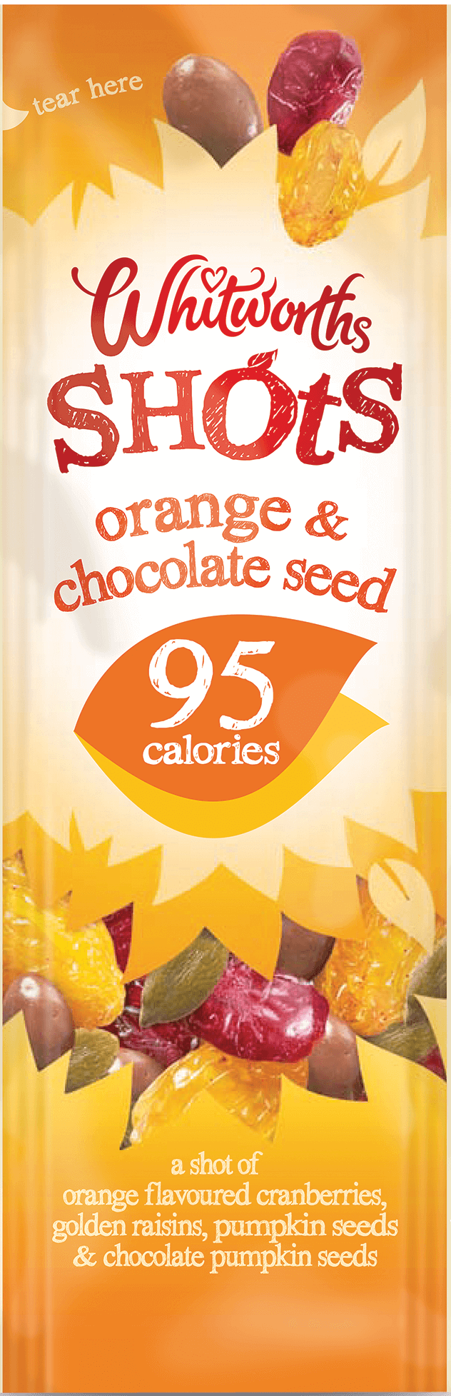 Whitworths Shots - Orange & Chocolate Seed (95 calories)