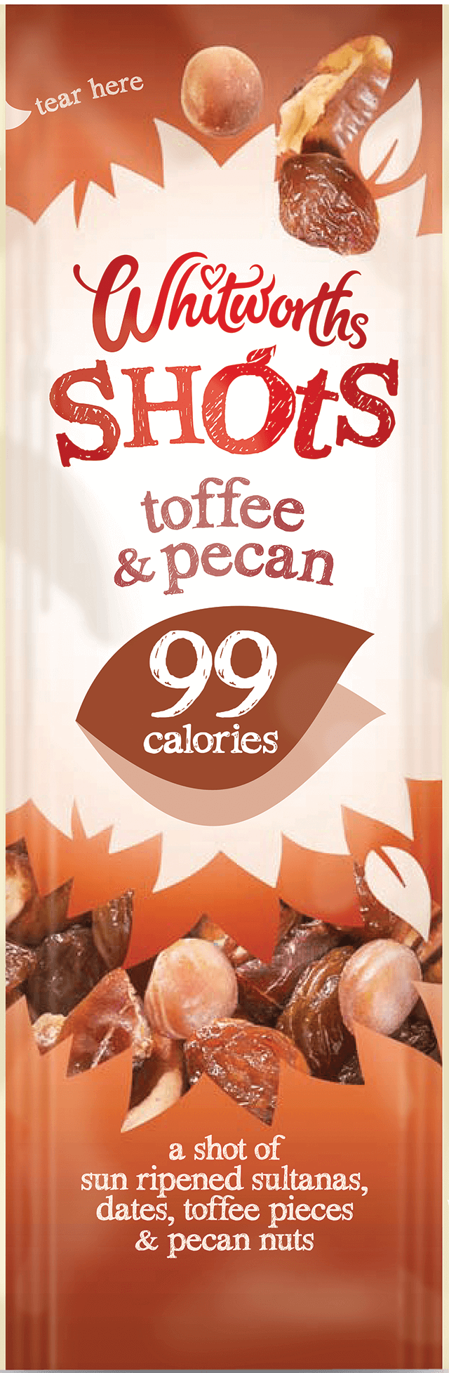 Whitworths Shots - Toffee & Pecan (99 calories)