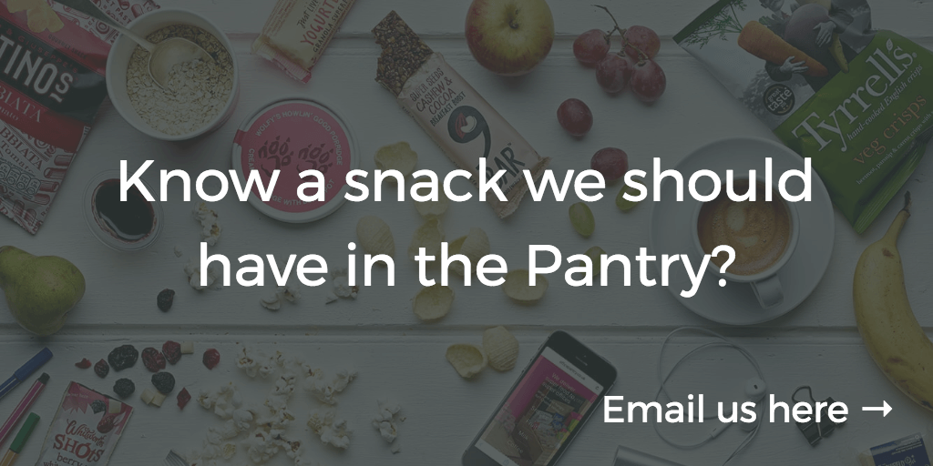 Adding a snack to Office Pantry