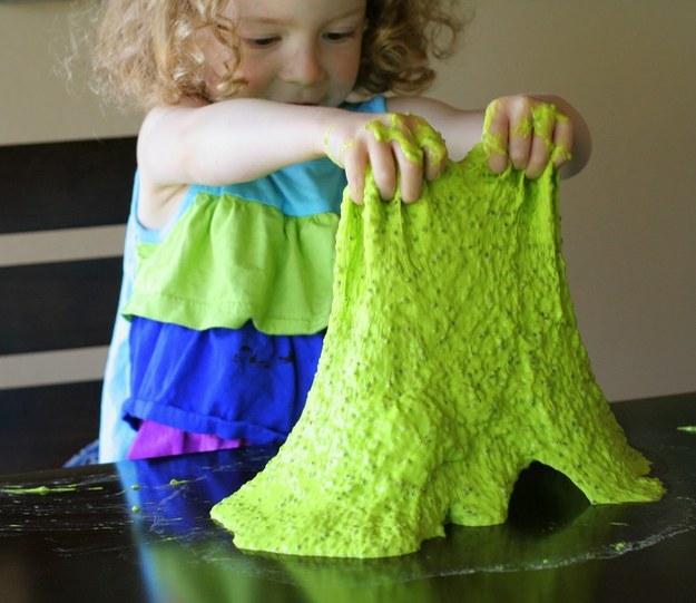 This recipe, from Fun at Home with Kids , is even edible.