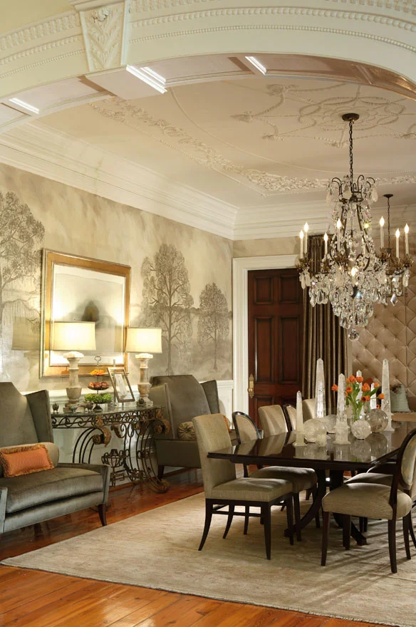 Low Country Dining Room — Harmonious Living by Tish Mills Interiors