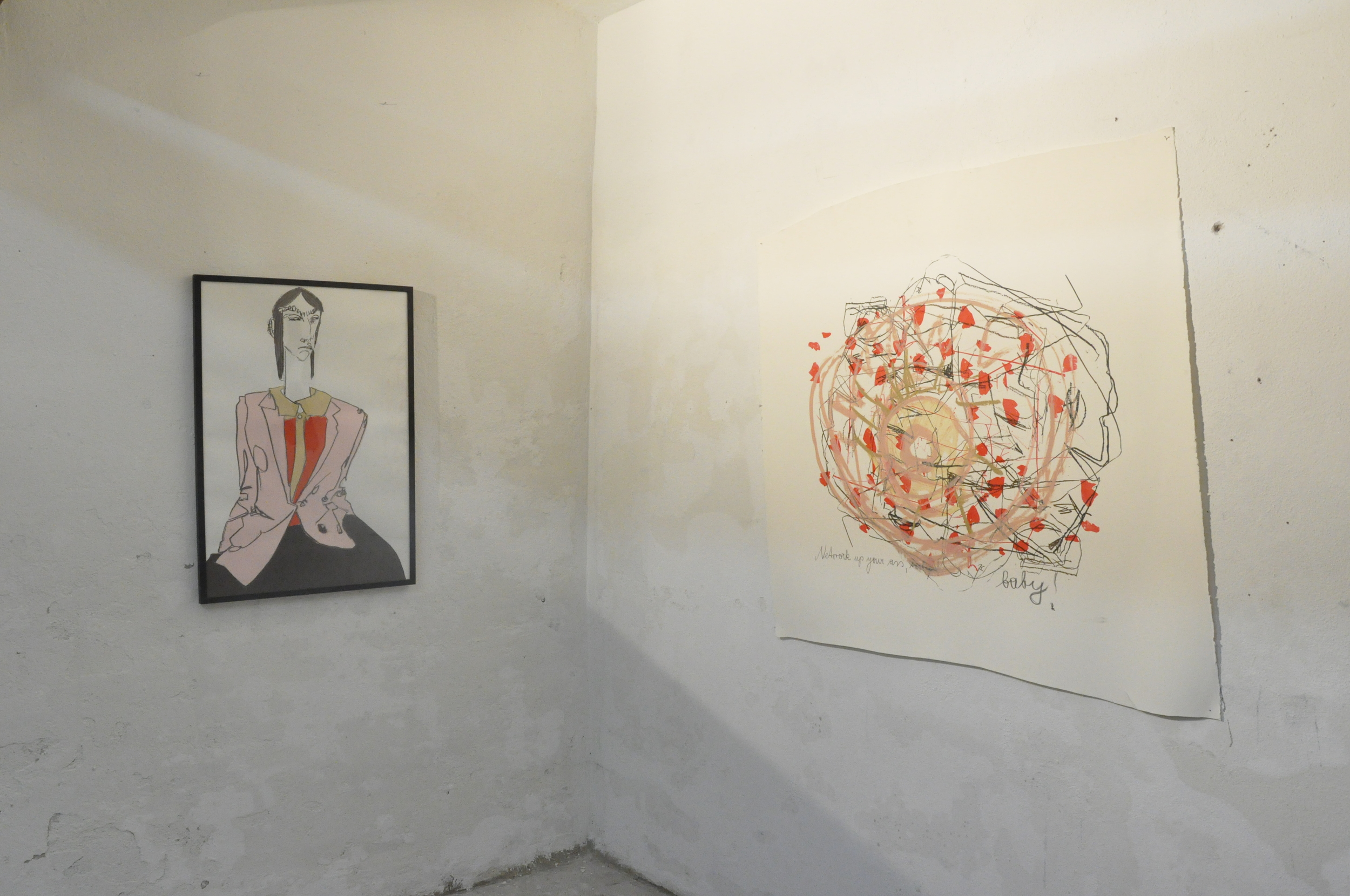Installation shot 1st cellar exhibition 