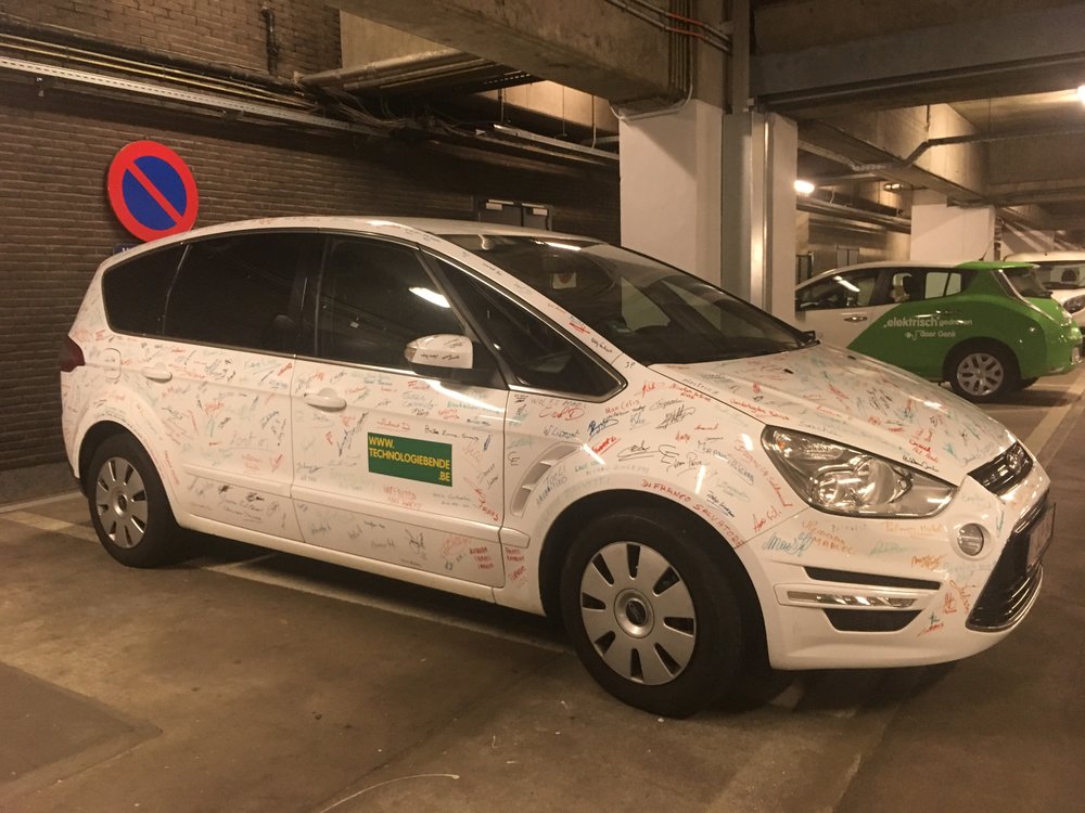  The last Ford (S-Max) ever produced in Genk Signed by the factory workers  