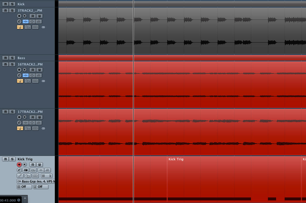 If the kick isn't 4/4 I'll set the sidechain input trigger to MIDI and program a MIDI channel to feed into it.