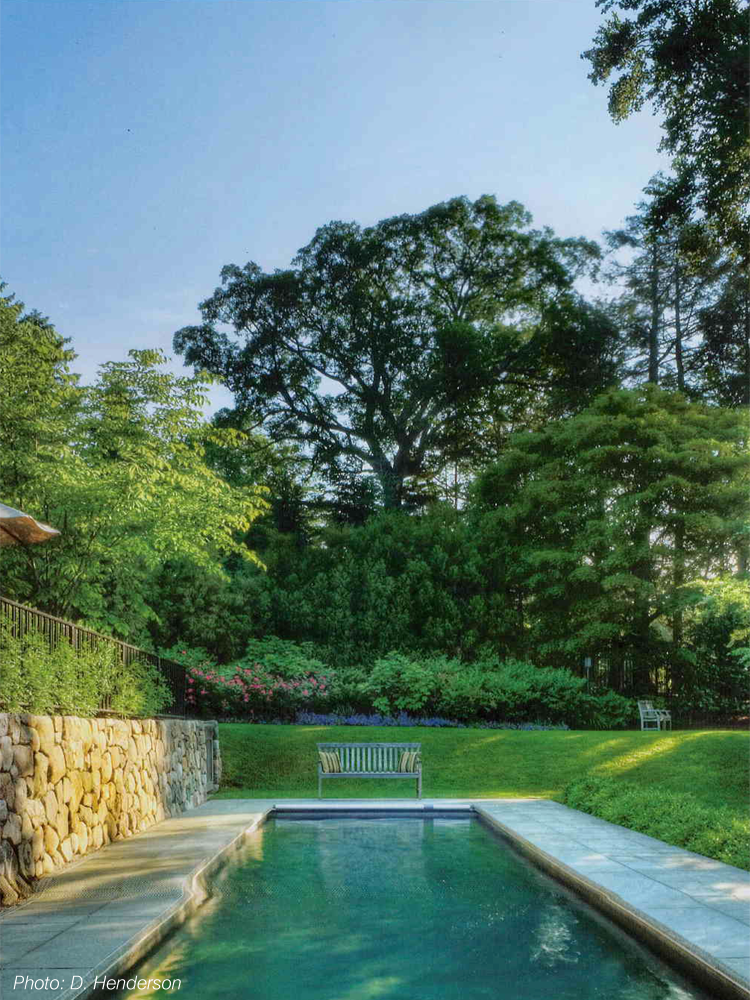  When a family purchased a beautiful but still incomplete new shingle-style house, none of its landscape architecture had been considered. This gave the new owners the opportunity to implement a landscape design that would complement the architecture, maximize the site potential and serve their lifestyle. CBA was responsible for all design outside the building footprint. The project was featured in the article "Garden: Made to Order" in Design New England Magazine's March/April 2009 issue.