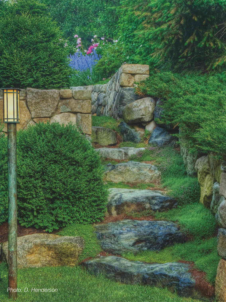  When a family purchased a beautiful but still incomplete new shingle-style house, none of its landscape architecture had been considered. This gave the new owners the opportunity to implement a landscape design that would complement the architecture, maximize the site potential and serve their lifestyle. CBA was responsible for all design outside the building footprint. The project was featured in the article "Garden: Made to Order" in Design New England Magazine's March/April 2009 issue.