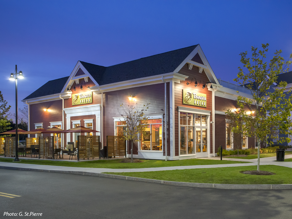 Designed to supplement Wayland’s adjacent Historic District, the new Wayland Town Center is a large-scale mixed-use development linking new residential units, retail & office space, a future municipal building, and a two acre public green. CBA’s detailing and layouts created a strongly defined, pedestrian-focused campus that emphasizes walkability, interconnection, and off-street spaces. These features help to ensure that the project complements, not replaces, Wayland’s existing center.