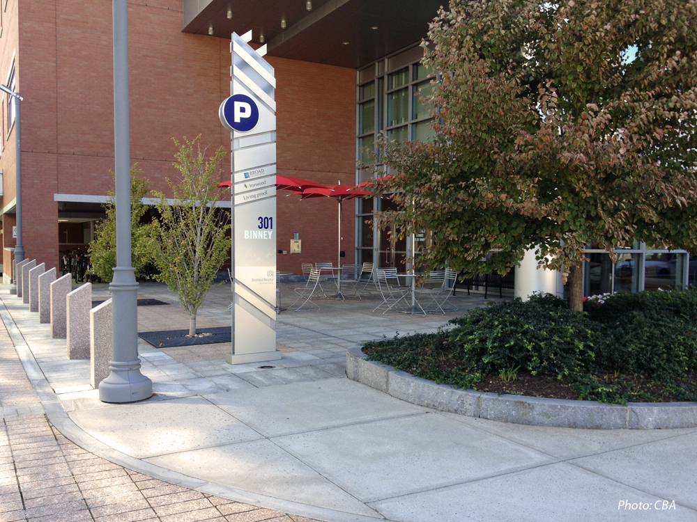  These buildings, in Cambridge's Kendall Square, form a campus of Life Science Laboratory and Office space. CBA designed an urban plaza connecting these two buildings, which provide approximately 700,000 square feet of research facilities and front onto a major Cambridge thoroughfare. CBA also designed the streetscape, which features undulating walls, benches, and plantings.