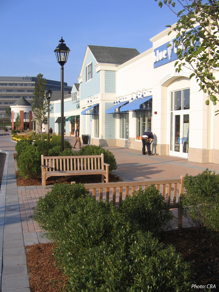  &nbsp;Wayside Commons is a new “Lifestyle Center” shopping mall. The design goal was to develop a beautiful and functional shopping center that embodies a spirit of place.  A generous amount of open space was landscaped to create an attractive setti