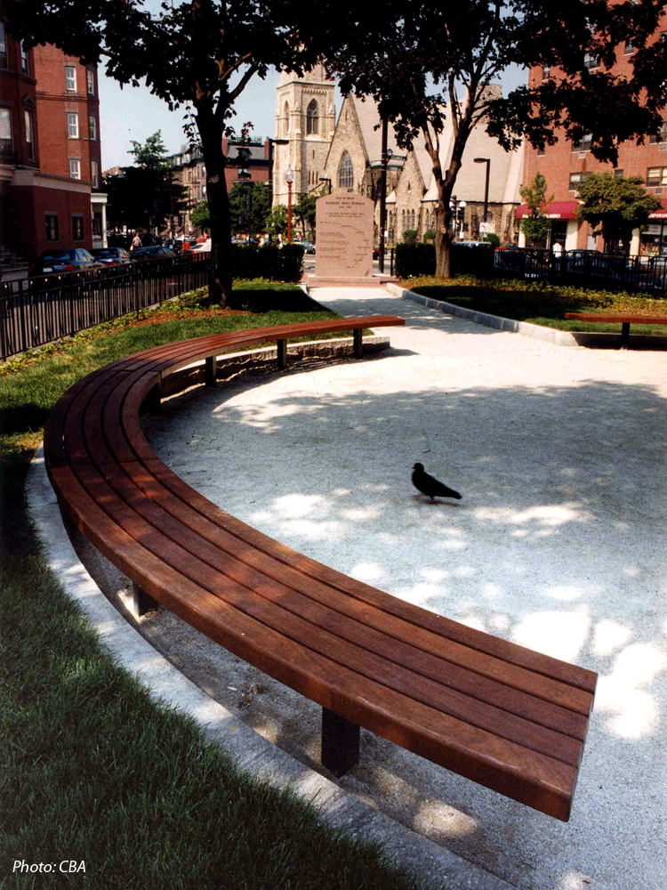  CBA designed the Harriet Tubman Park as a visual and cultural landmark for the City. Two significant sculptures inspired the design. One contemporary piece by Fern Cunningham honors Harriet Tubman. The other was sculpted in 1913 by Meta Warrick Full