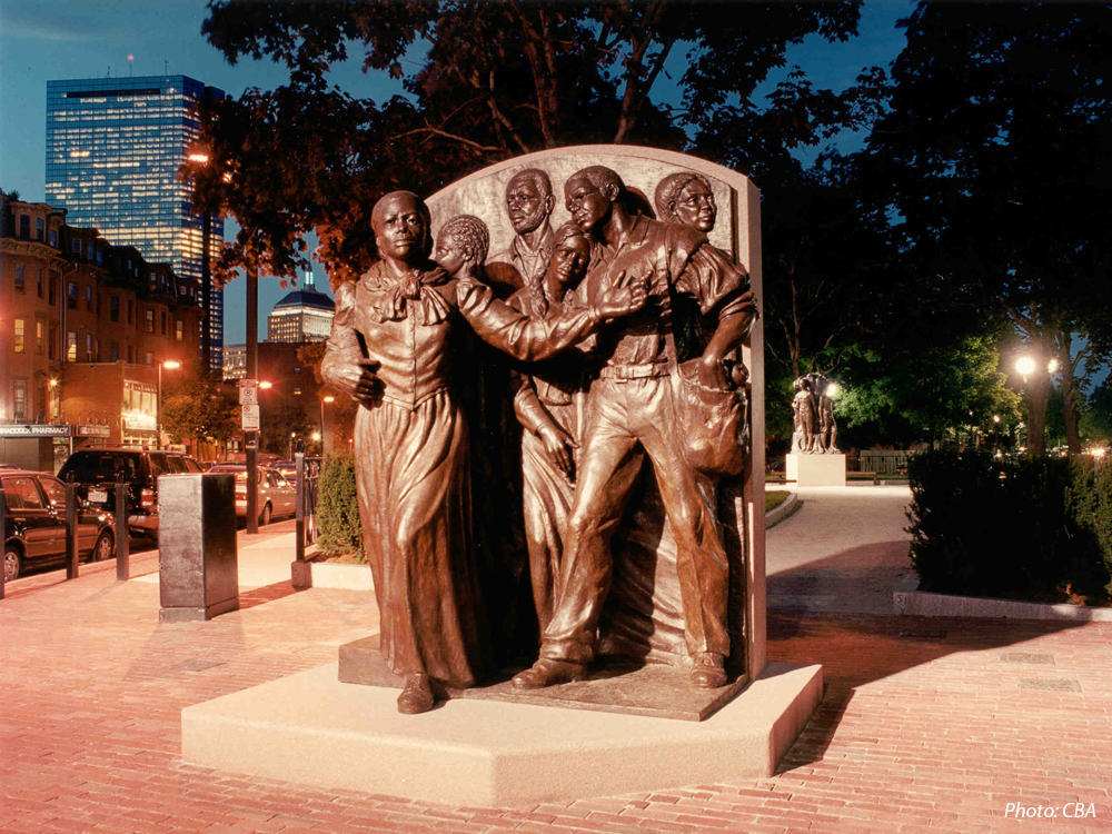 CBA designed the Harriet Tubman Park as a visual and cultural landmark for the City. Two significant sculptures inspired the design. One contemporary piece by Fern Cunningham honors Harriet Tubman. The other was sculpted in 1913 by Meta Warrick Full